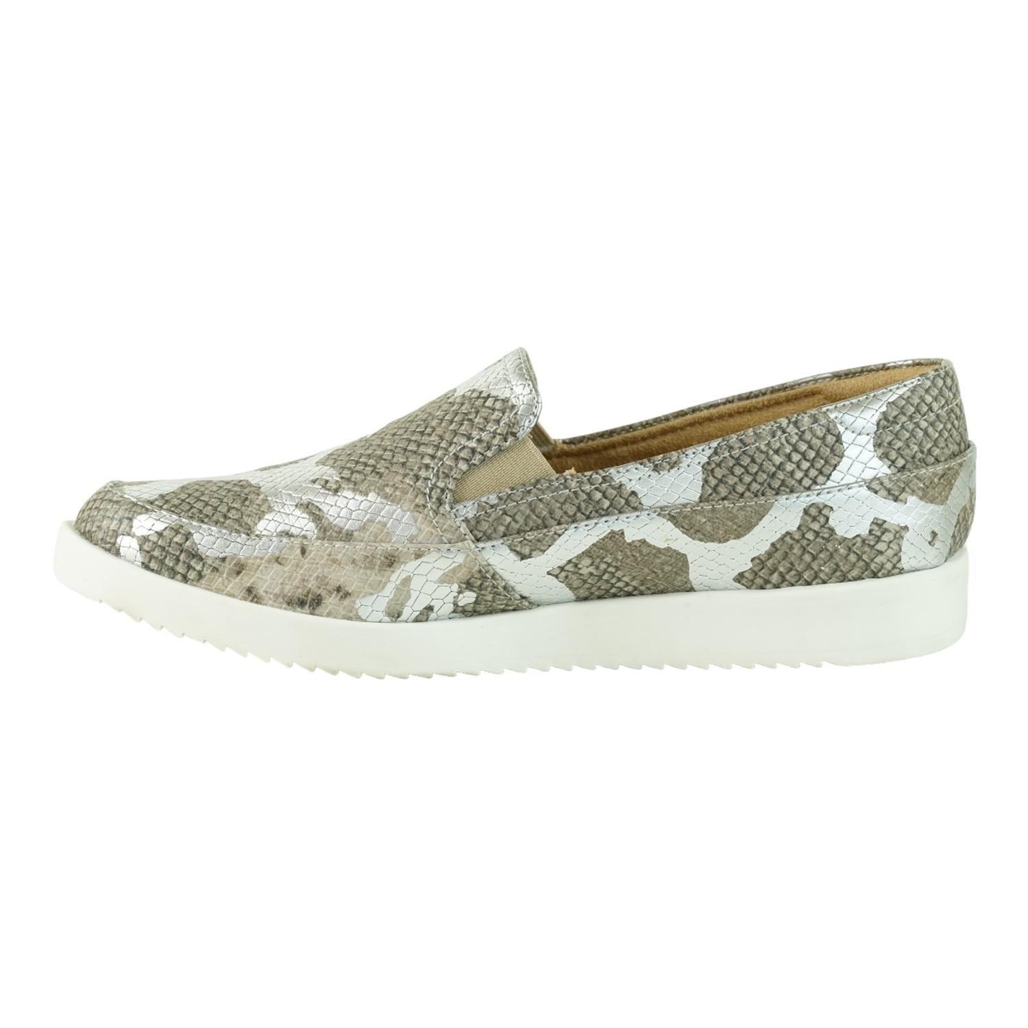 MOCASIN NATURALIZER ROME PLATINO MUJER-3