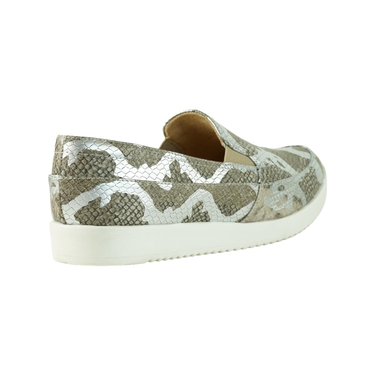 MOCASIN NATURALIZER ROME PLATINO MUJER-5