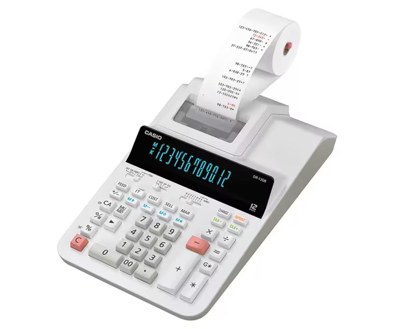 CALCULADORA CASIO modelo DR-120TMWE-0