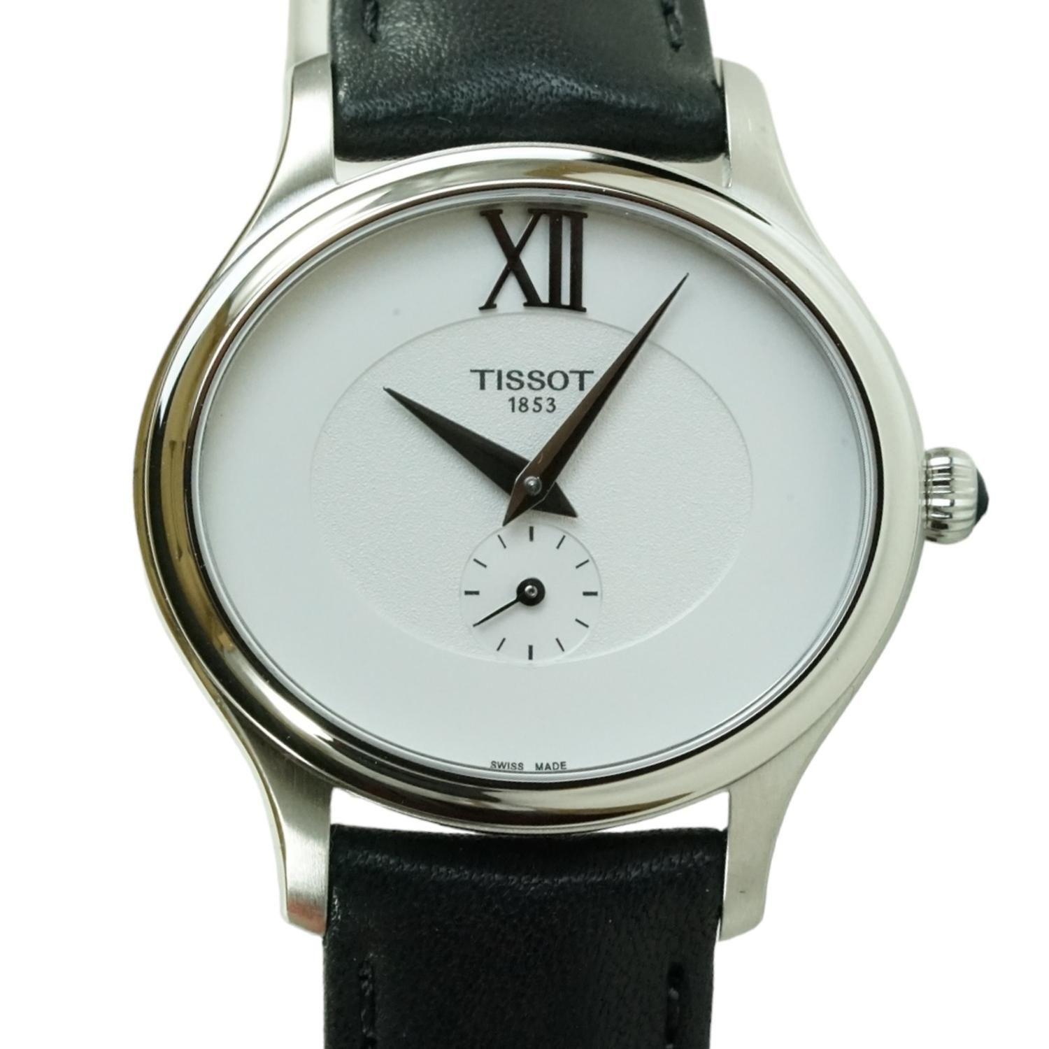 Reloj Tissot Bella Ora Mujer Esfera Plateada Cuarzo-3