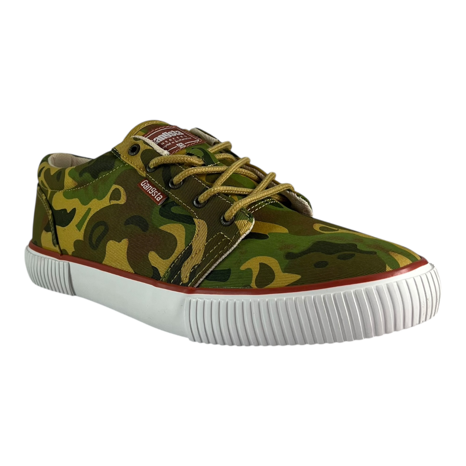 Zapatilla Urbana Gangsta Base 2 Verde Camo Hombre-5