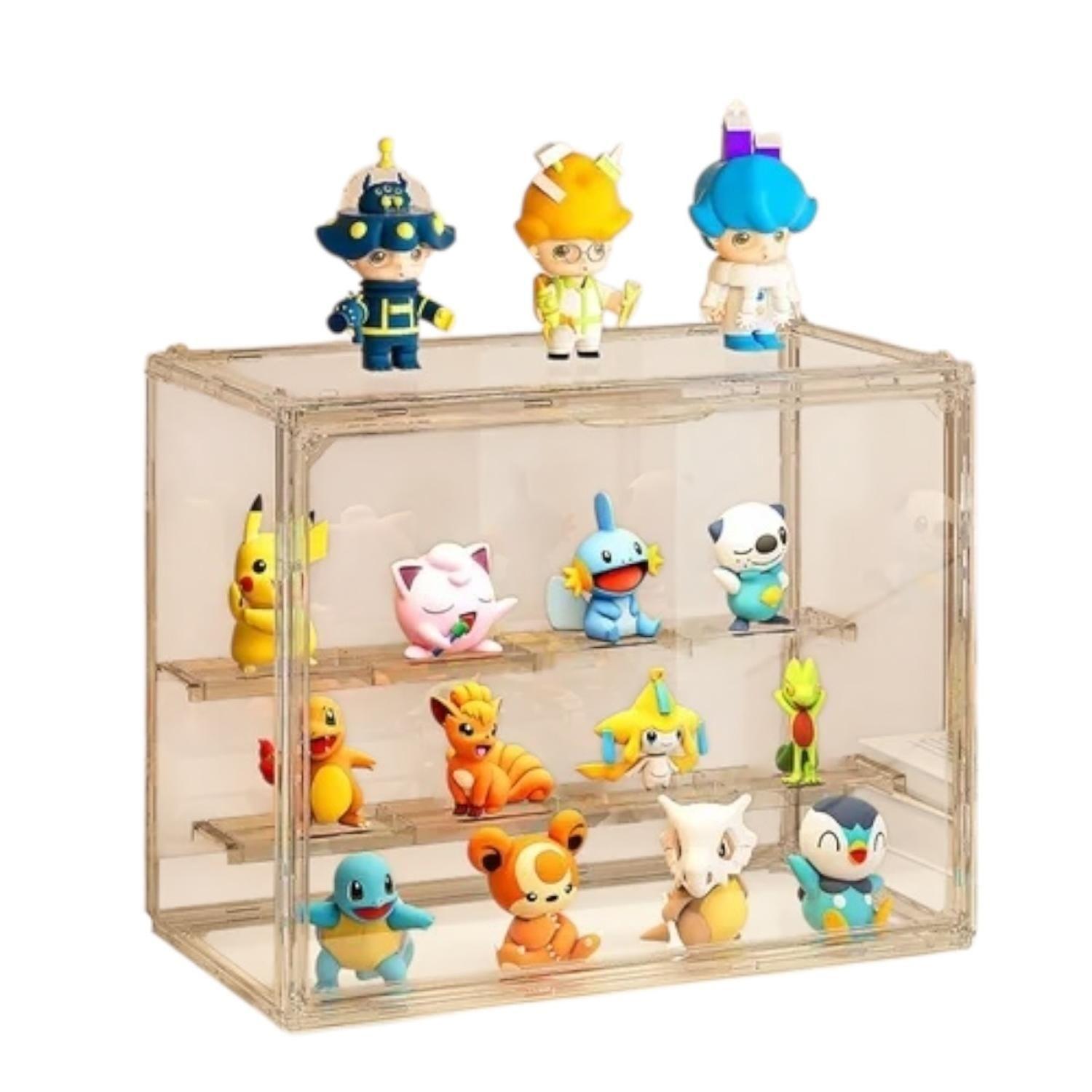 Pack 5 Caja Organizadora Con Repisa Removible Apilable-6