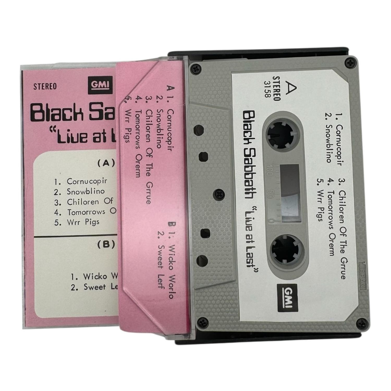 Cassette Black Sabbath Live at Last Nuevo-2