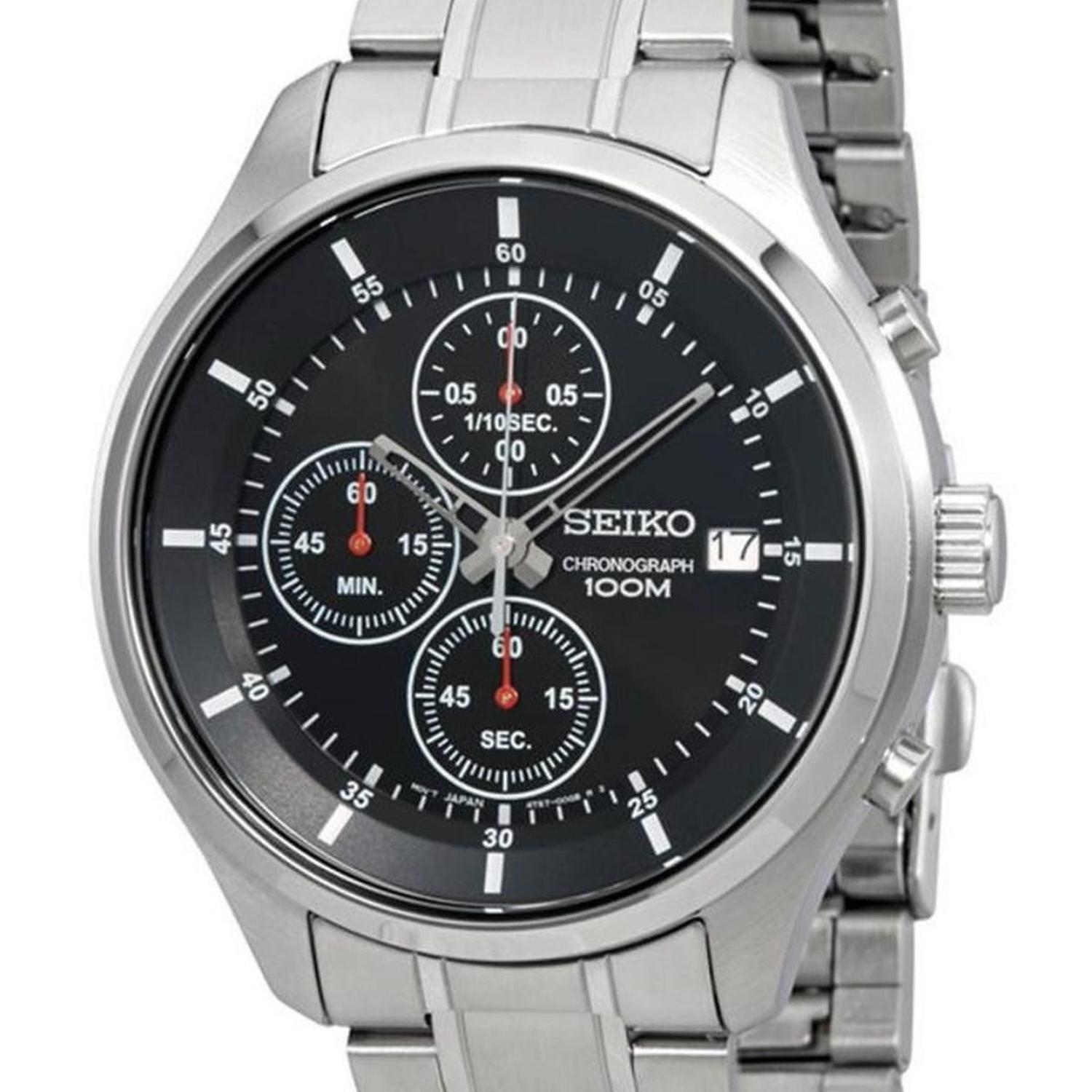 Seiko Cronografo Negro Hombres Sks539-0