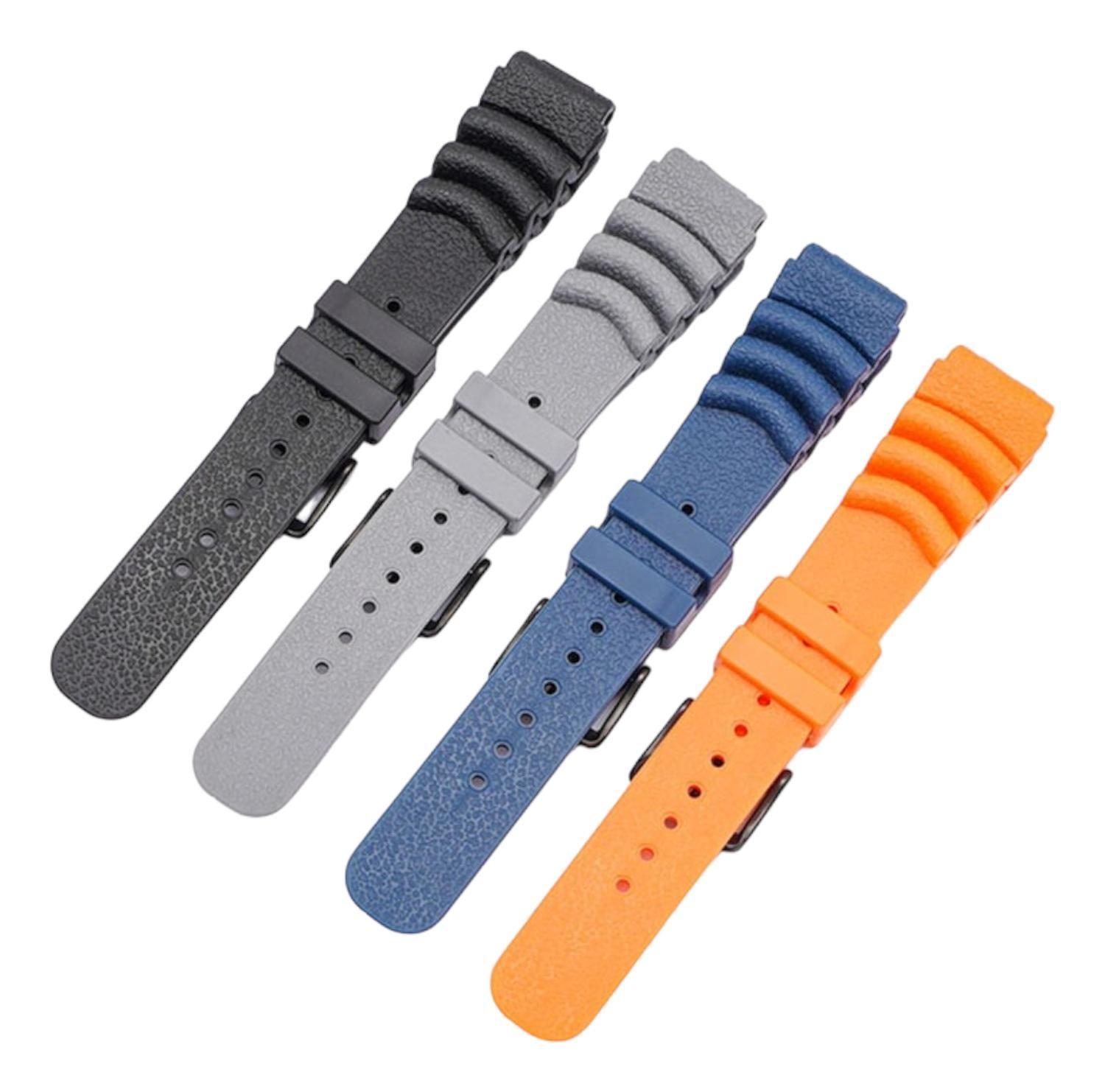 Correa Reloj Caucho Tipo Diver Variedad Colores 20mm 22mm-3