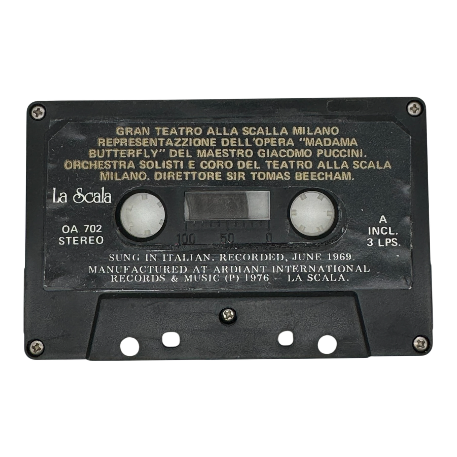 Cassette Opera Madama Butterfly Giacomo Puccini Nuevo-4