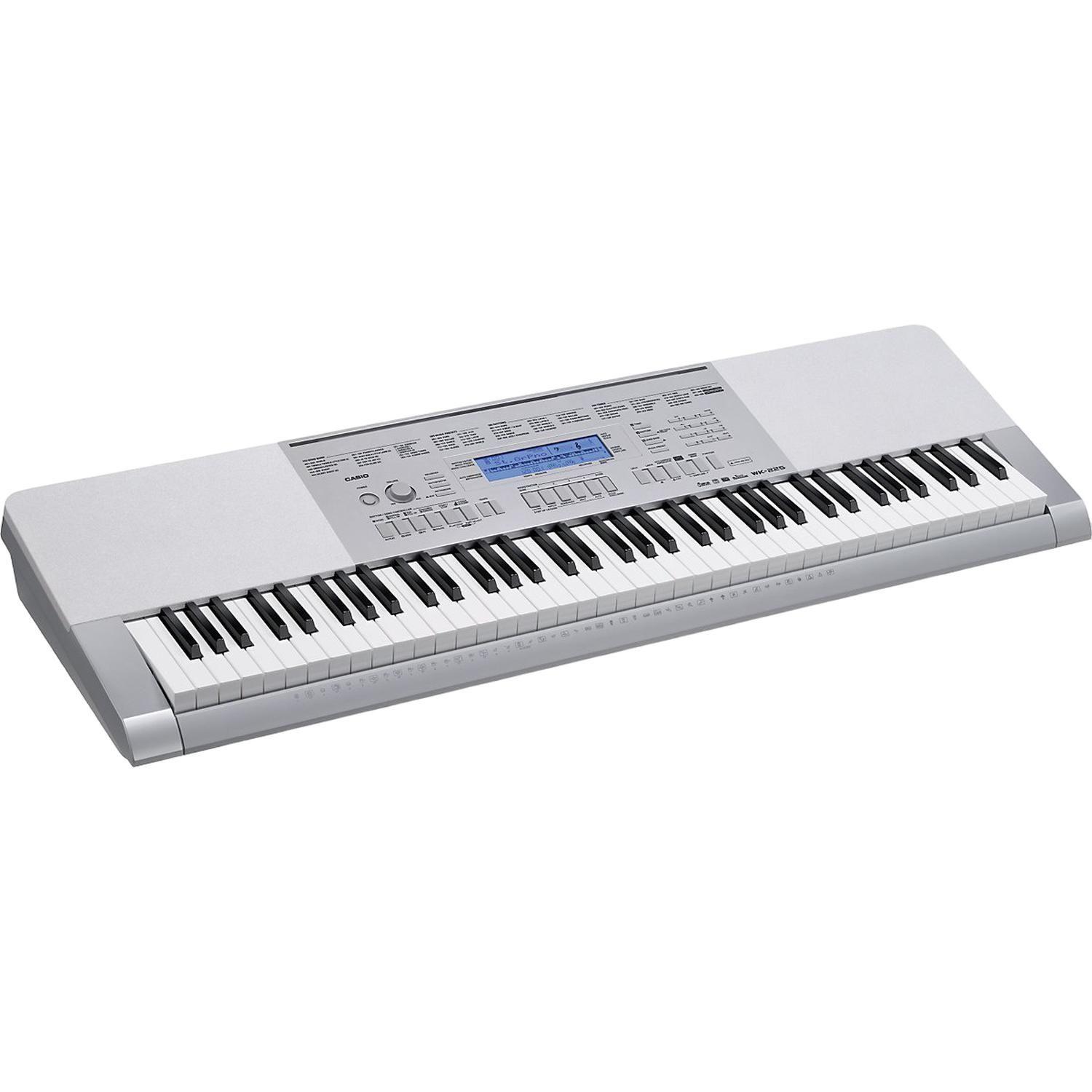 TECLADO CASIO 76 TECLAS 600 TONOS WK-225K2-0