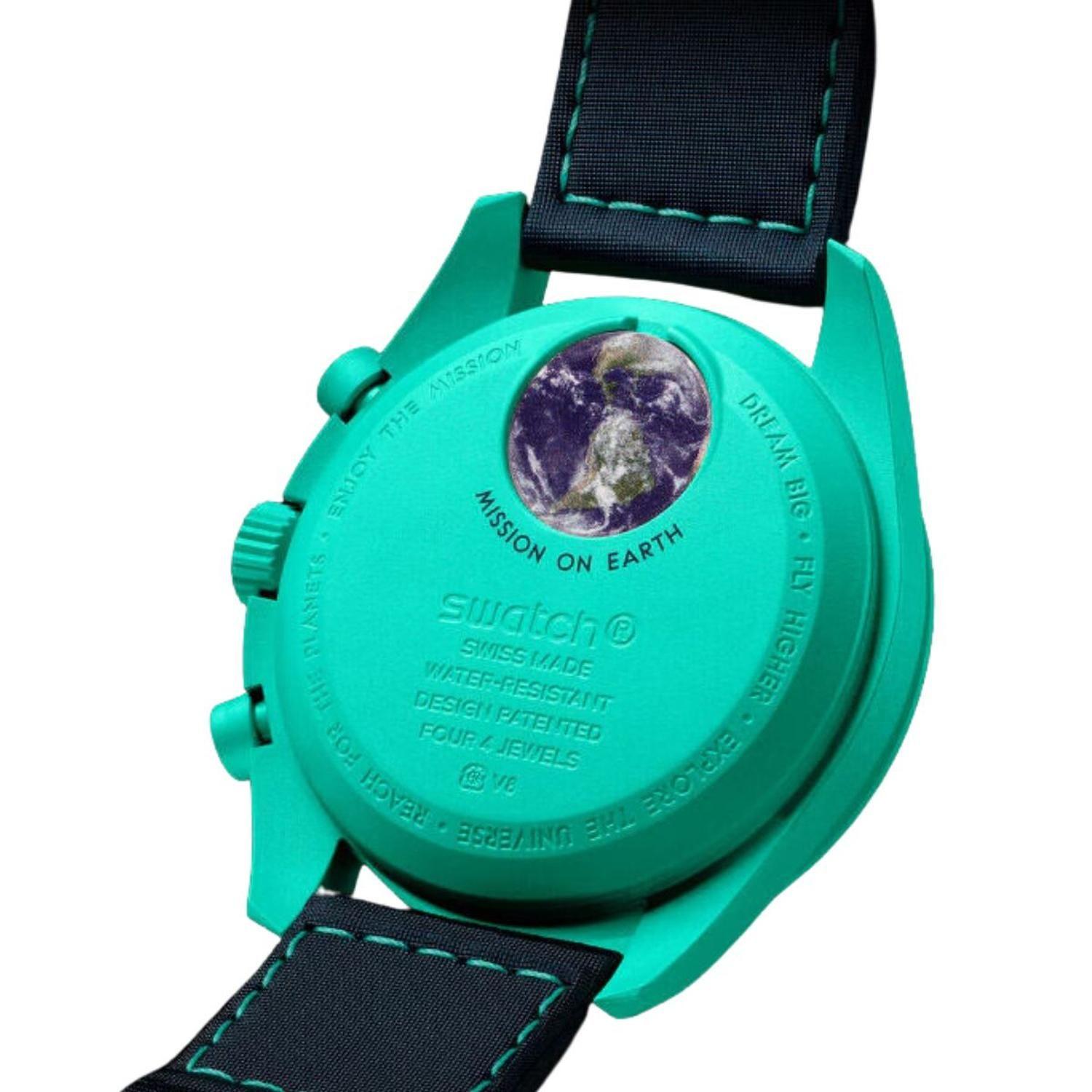 Reloj Swatch Moonswatch Mission on Earth POLAR LIGHTS-2
