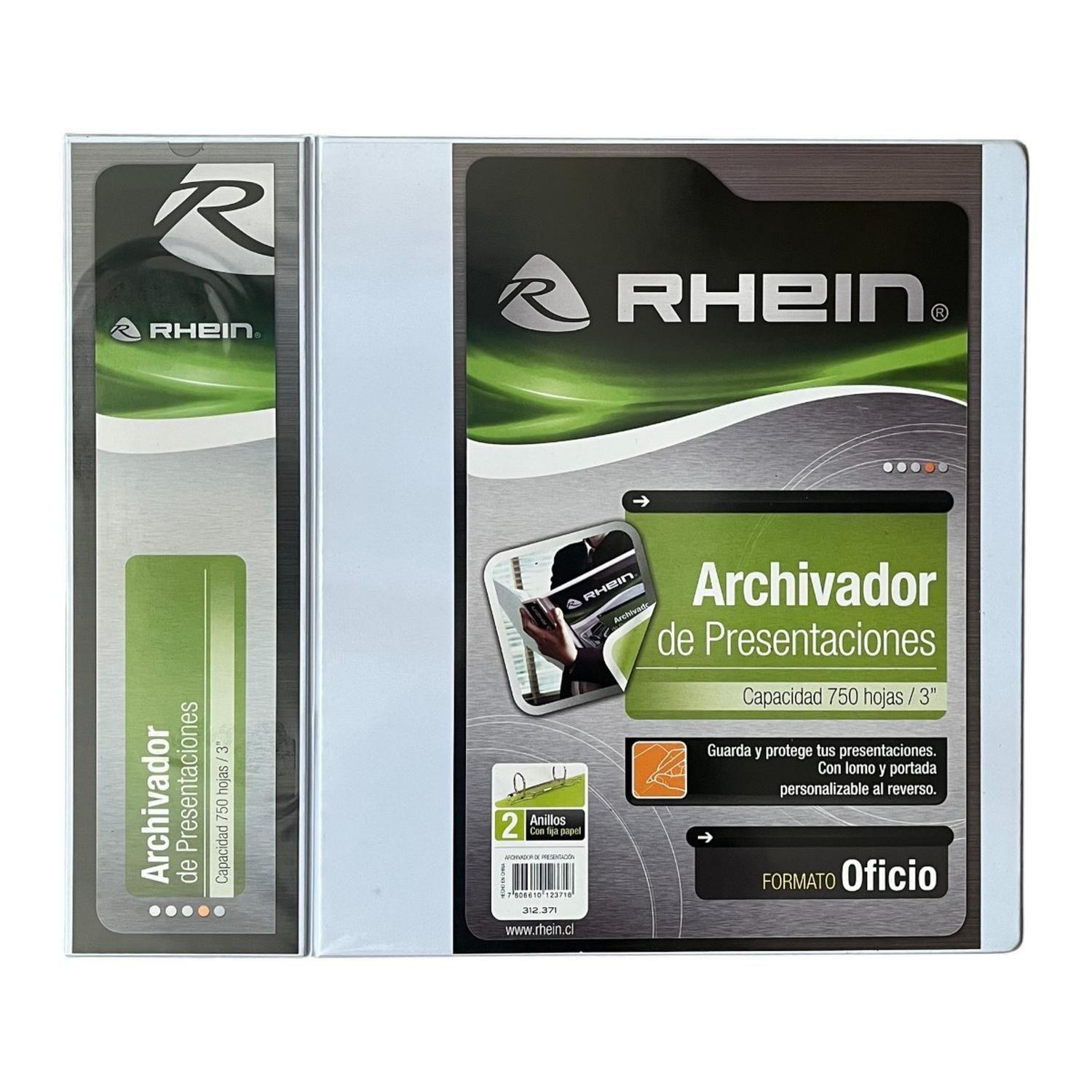 Flat para Archivador Rhein Oficio Pack 50 Unidades-0