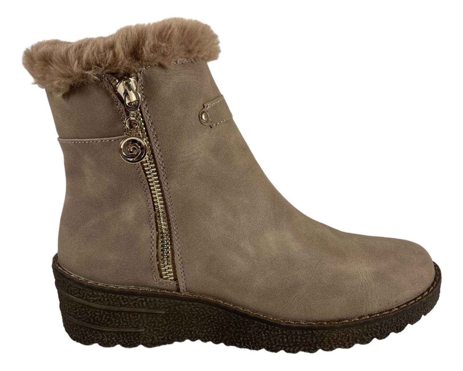 Botin Via Uno Color Beige 12085401-0