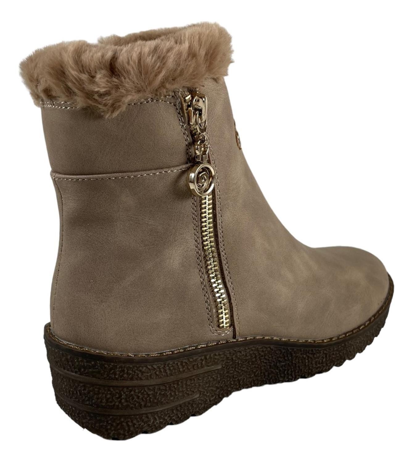 Botin Via Uno Color Beige 12085401-1