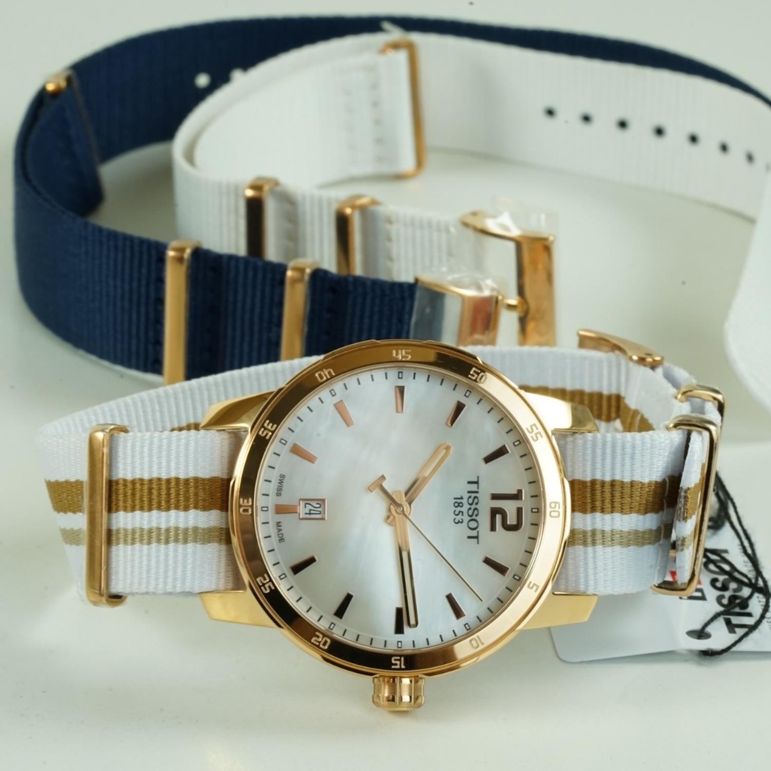 Reloj Tissot Quickster Madre Perla Nylon 40mm-2