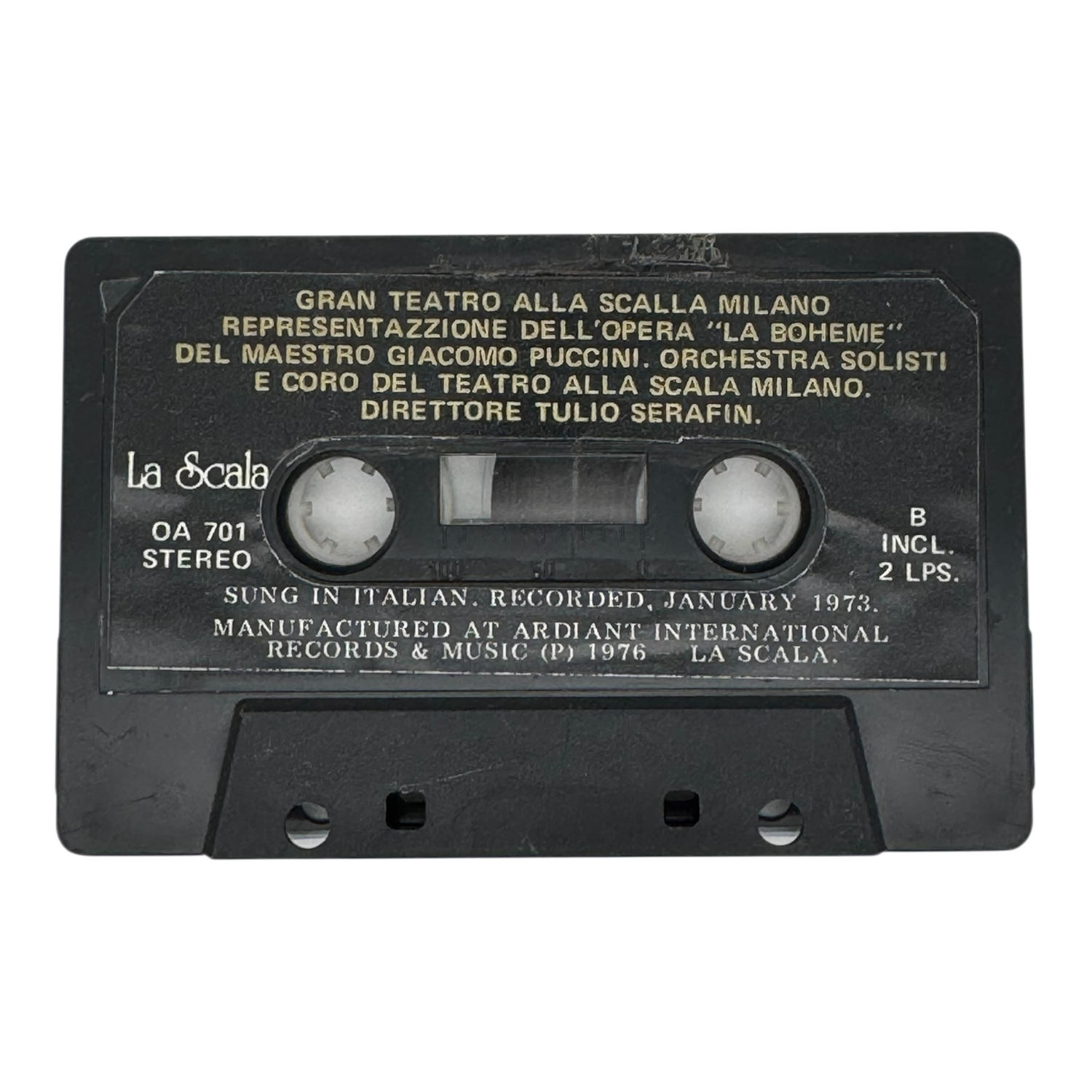 Cassette Opera La Boheme Giacomo Puccini Nuevo-4