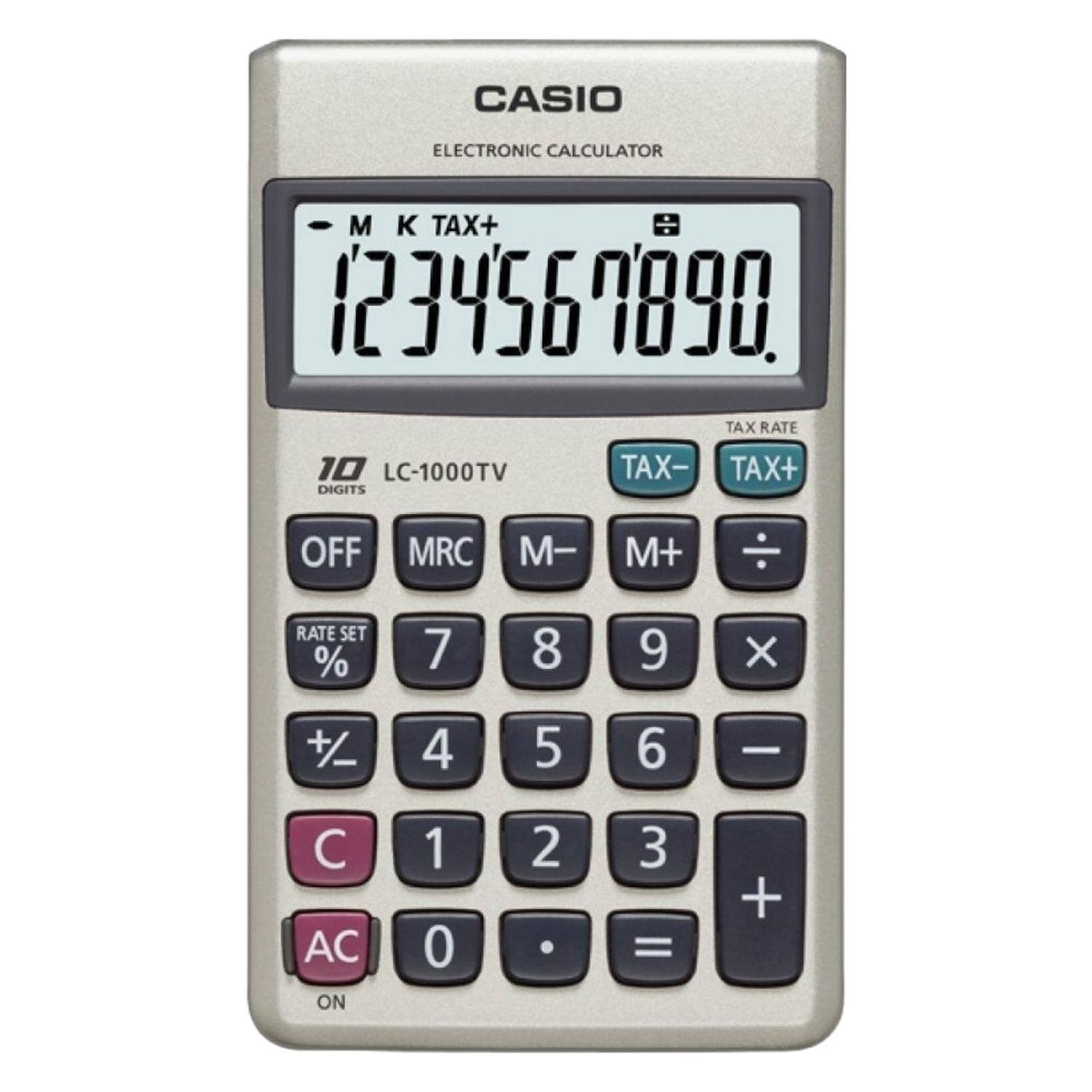 CALCULADORA CASIO modelo LC-1000TV-0