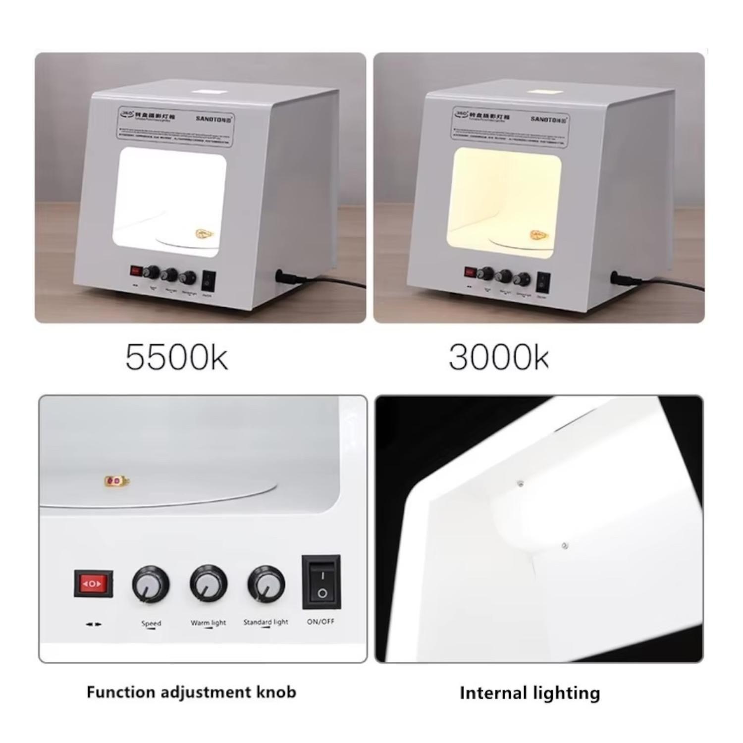 ESTUDIO FOTOGRAFICO / CAJA DE LUZ PROFESIONAL SANOTO – TB300-3