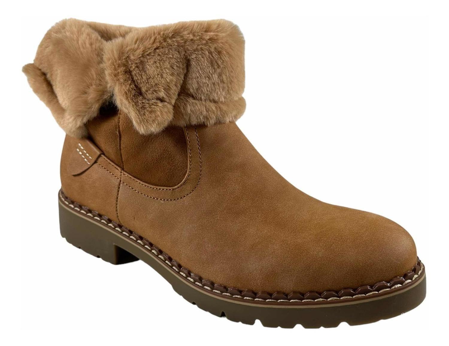 Botin Via Uno Chiporro Mujer Camel 12082426-2