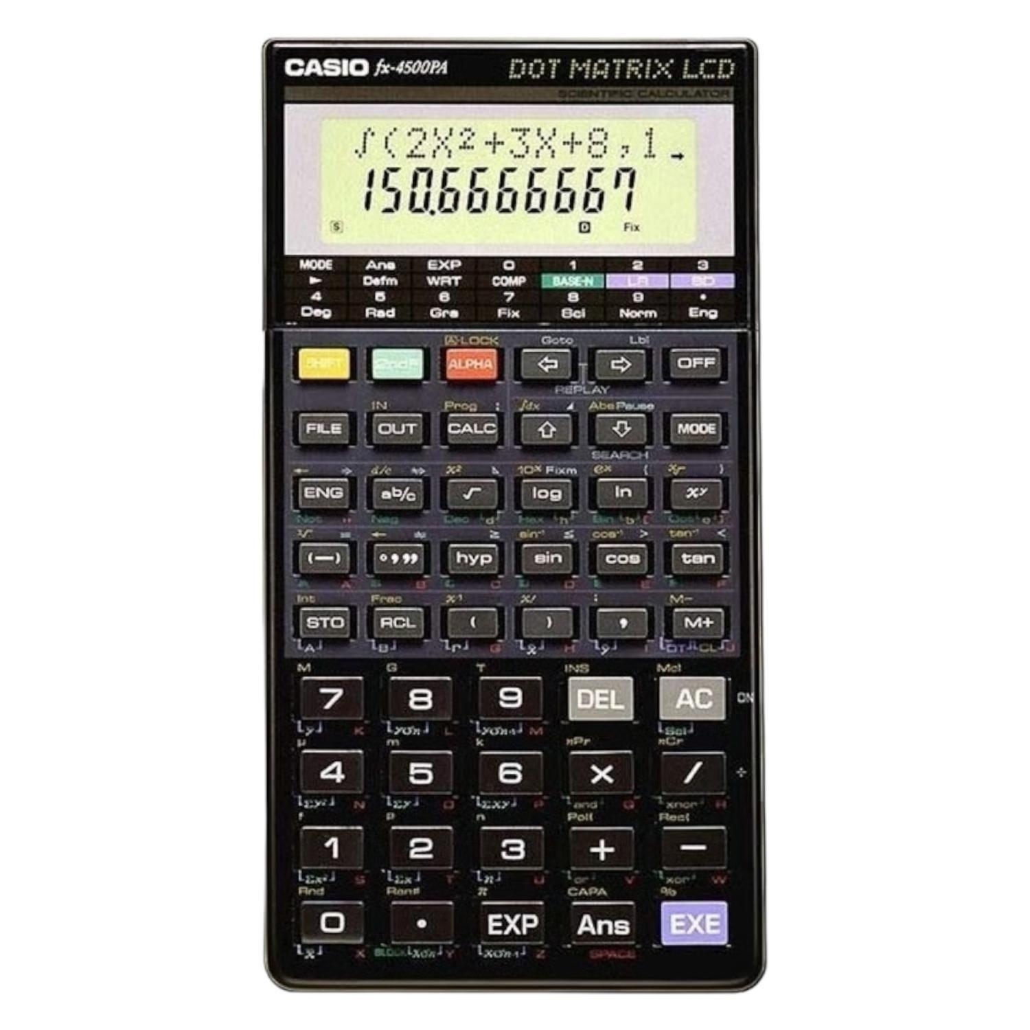 CALCULADORA CASIO modelo FX-4500PA-0