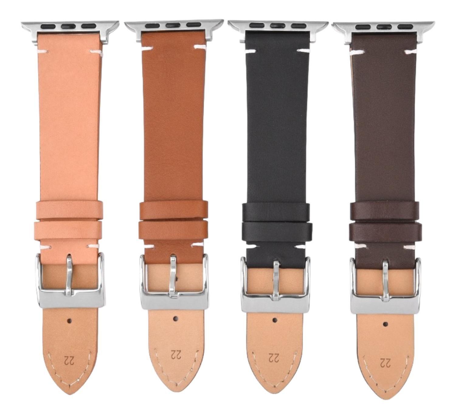Correa Reloj Cuero Para Apple Watch Todas Las Medidas-3