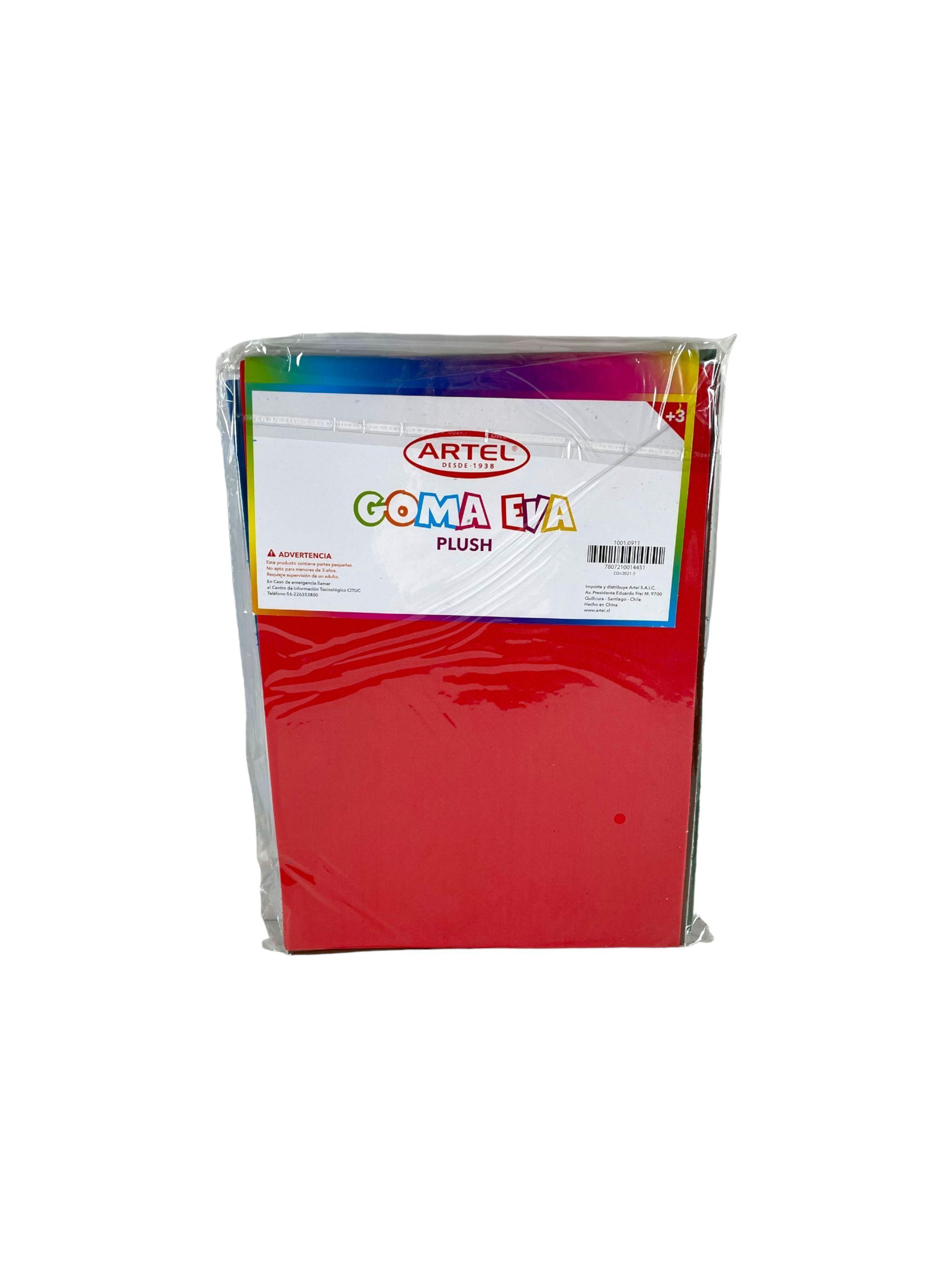 Goma Eva Plush Set 6 Colores Artel-2