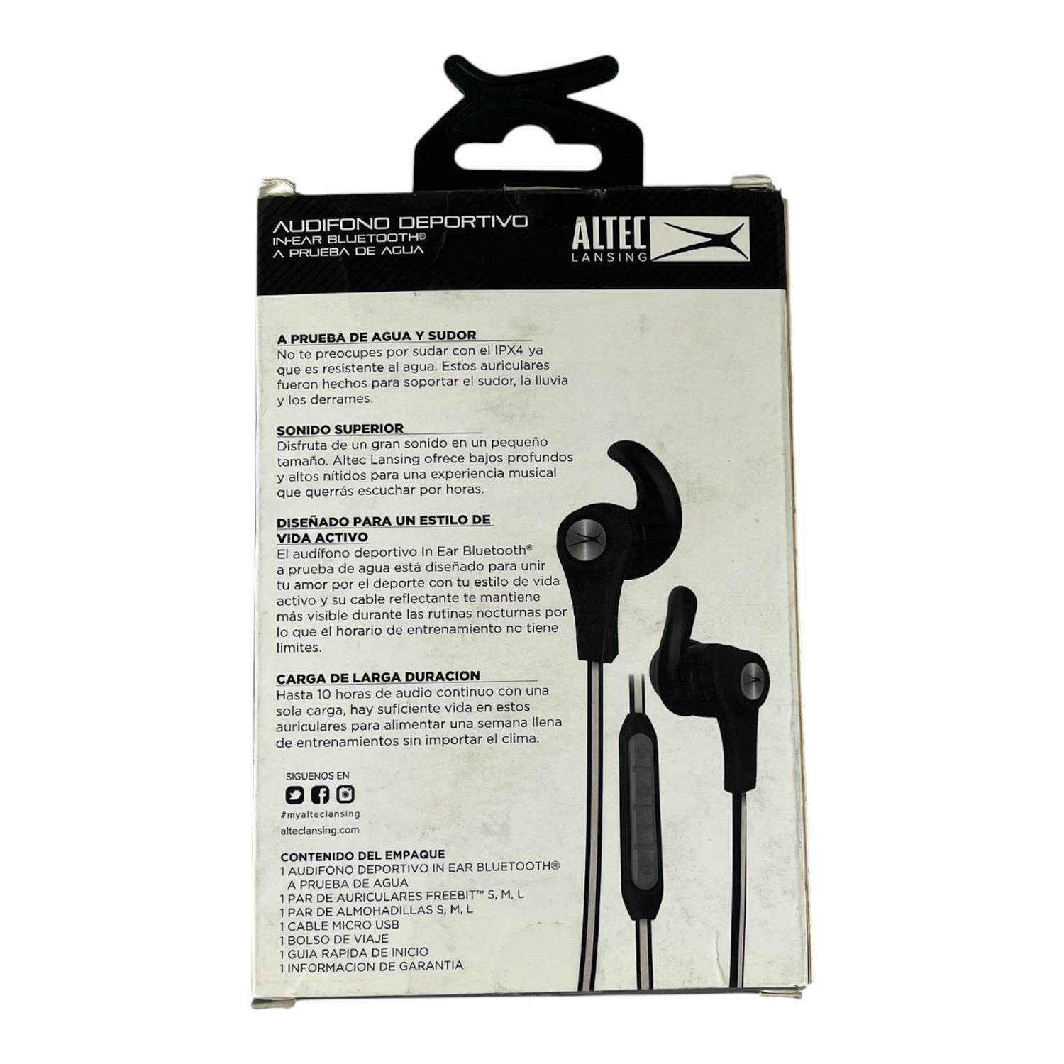 Audifonos Altec Bluetooth Waterproof Ngero MZX857-3