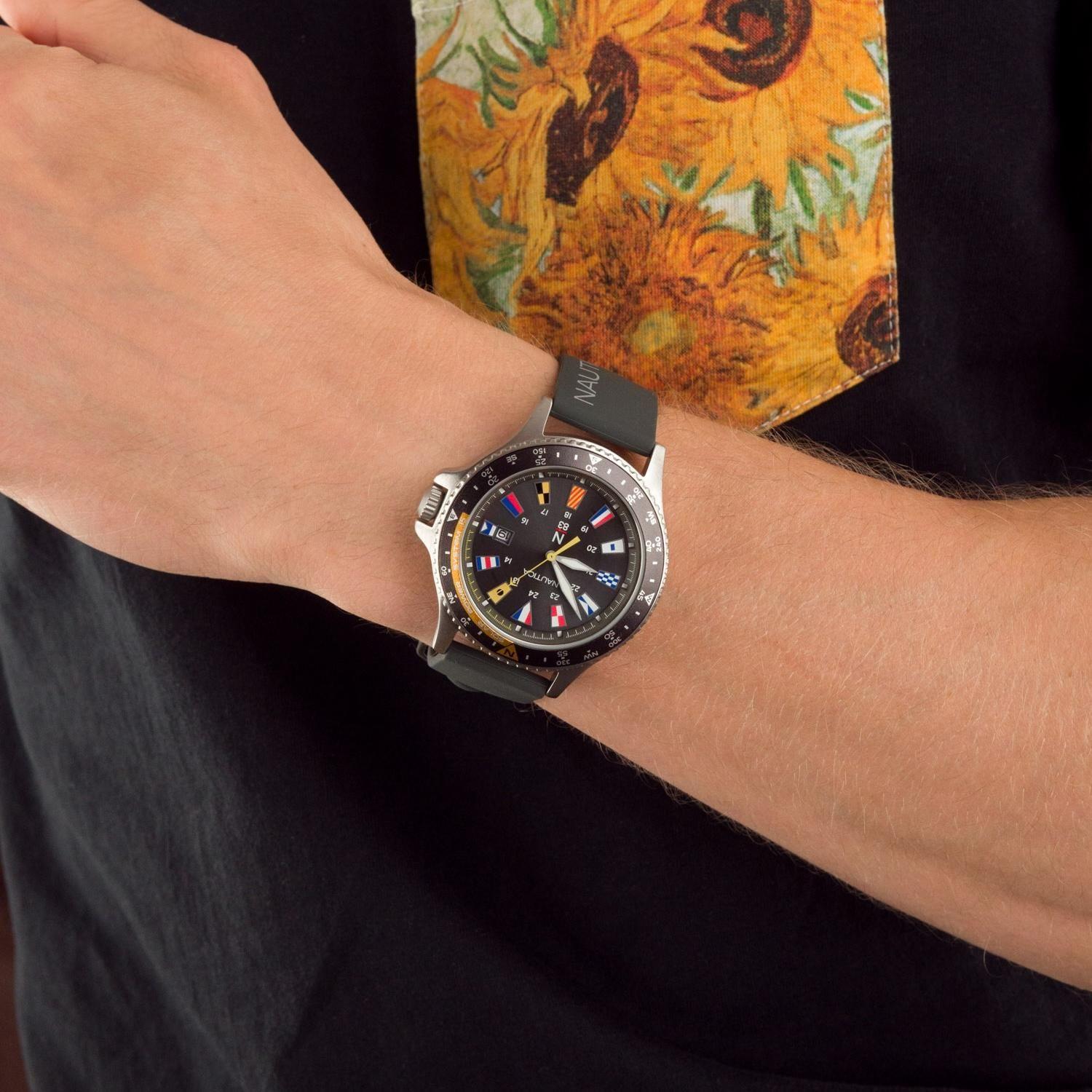 Reloj Hombre Nautica Solar 50M-3