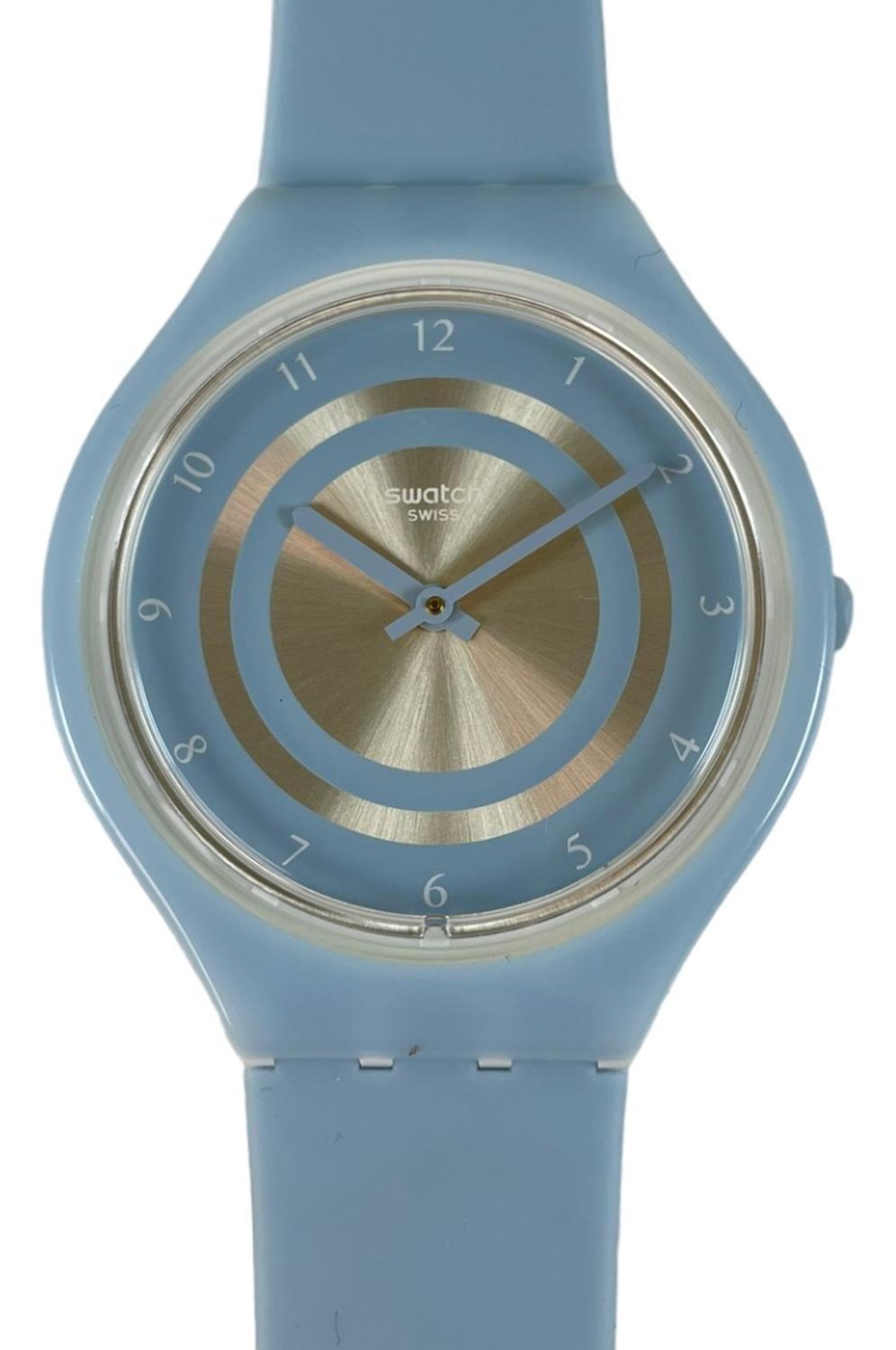 Reloj Swatch Celeste Mujer Cuarzo Svos100-2