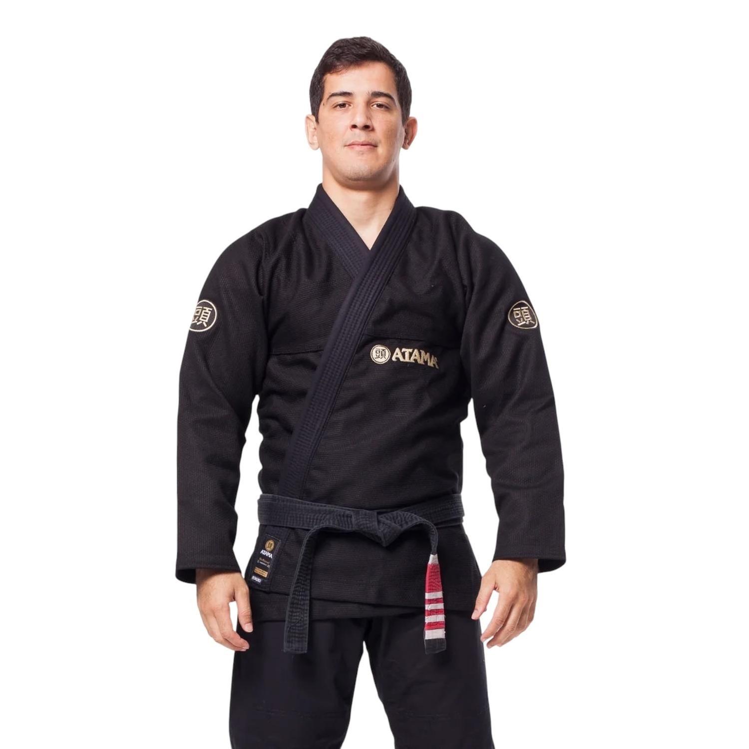 Kimono Jiu-jitsu Hombre Atama Classic Gi-Black-0