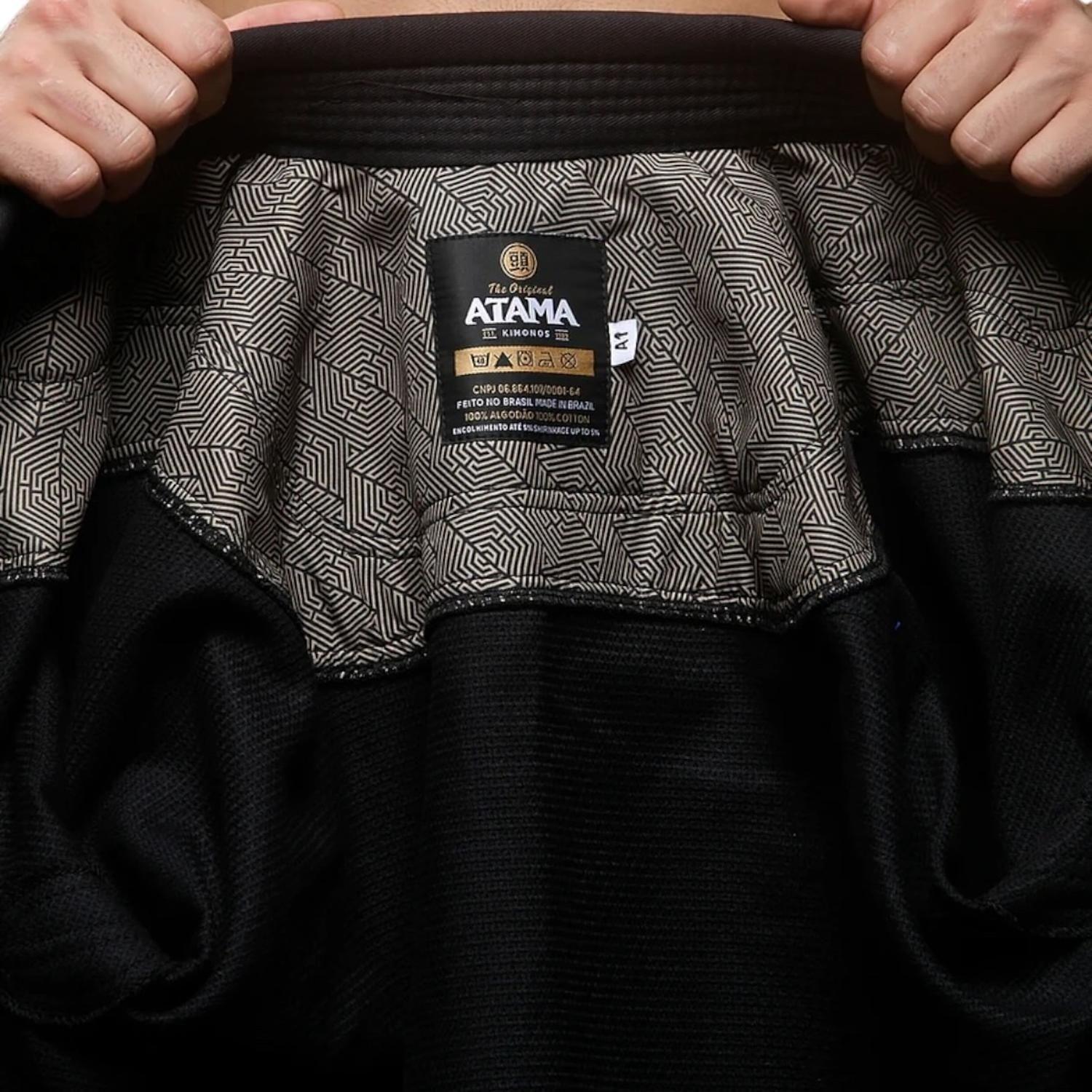 Kimono Jiu-jitsu Hombre Atama Classic Gi-Black-5