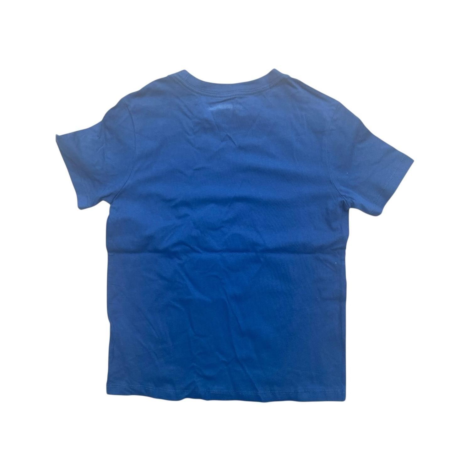 Polera Minecraft All Characters Azul Niño-3