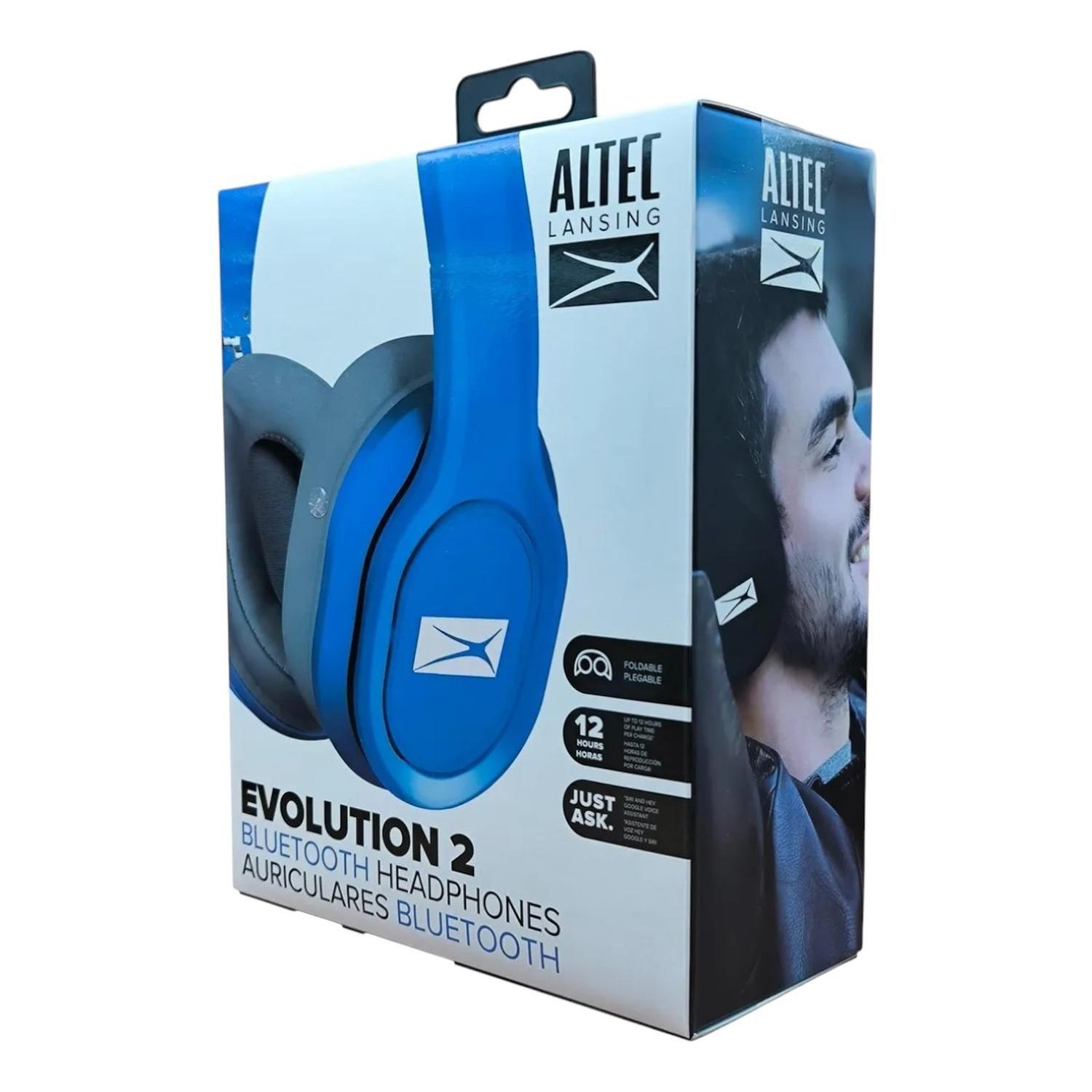 Audifonos Altec Bluetooth Evolution 2 Azul MZX668-3
