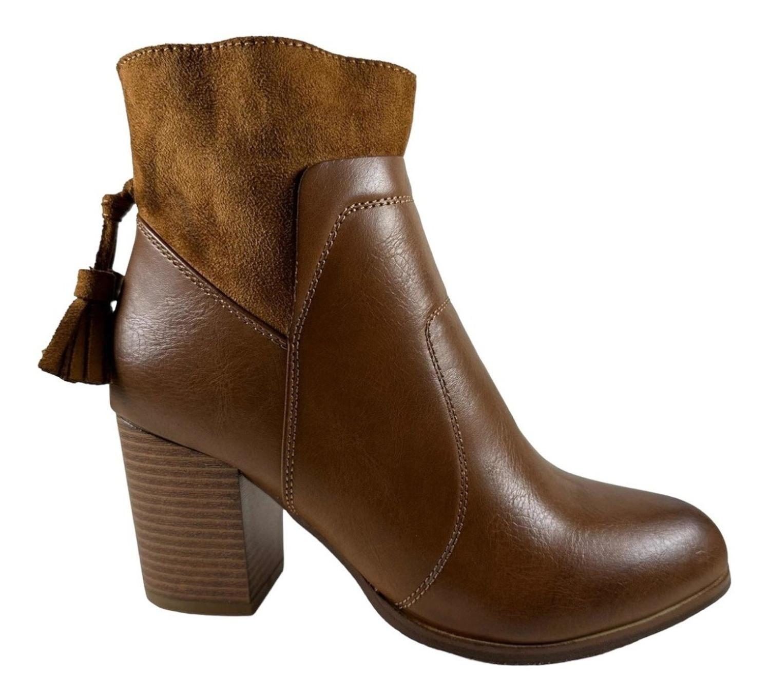 Botin Via Uno Camel Modelo 12084403-0