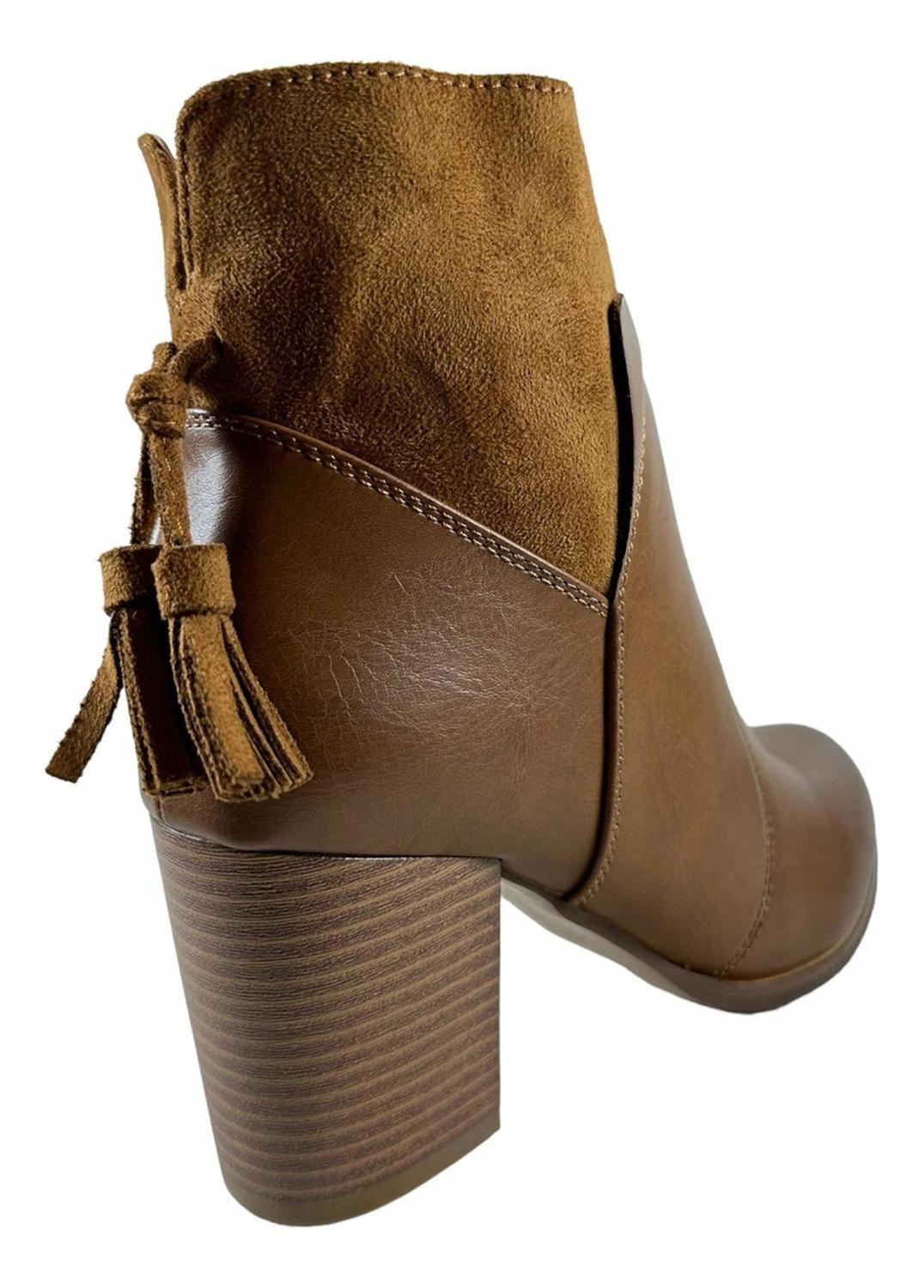 Botin Via Uno Camel Modelo 12084403-4