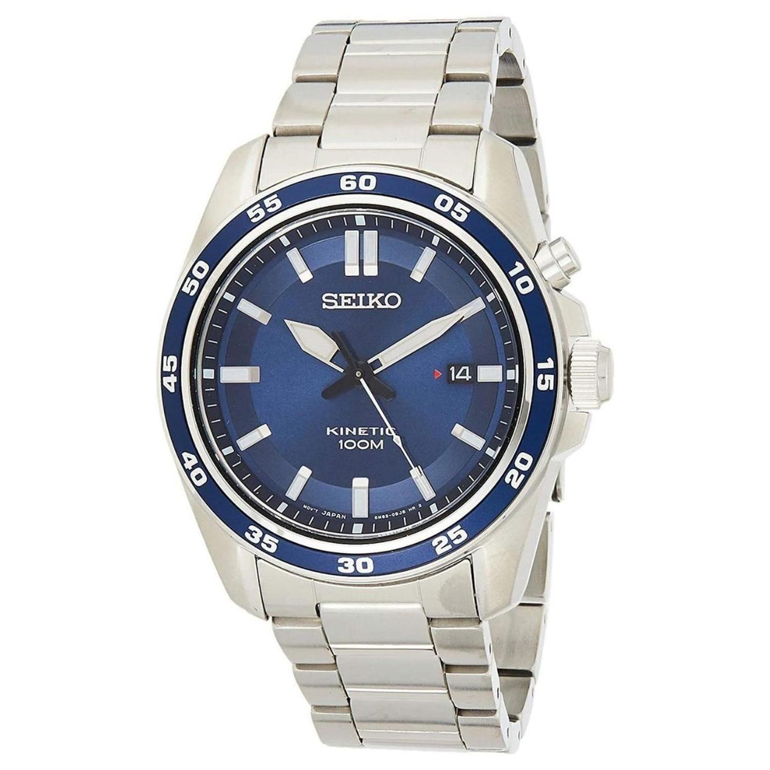 Reloj Seiko Kinetic Esfera Azul Ska783-1