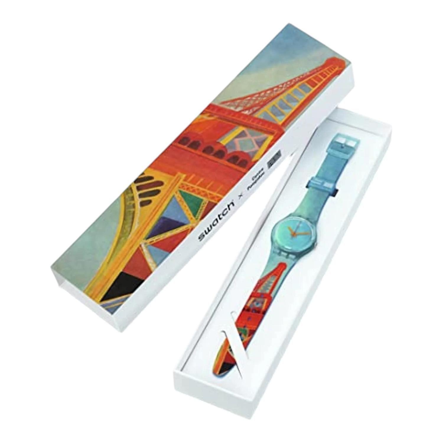 Reloj Swatch Unisex GZ357 Pompidou Eiffel-3