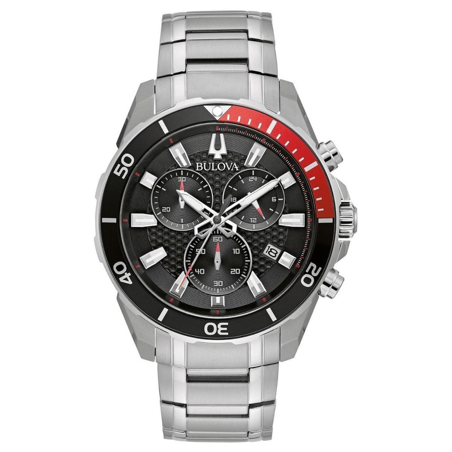 Reloj Bulova Cronografo Cuarzo 100m Hombre 98b344-1