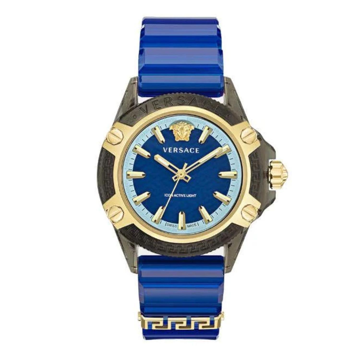 Reloj Versace Hombre Icon Esfera Azul Cuarzo VE6E00323-1