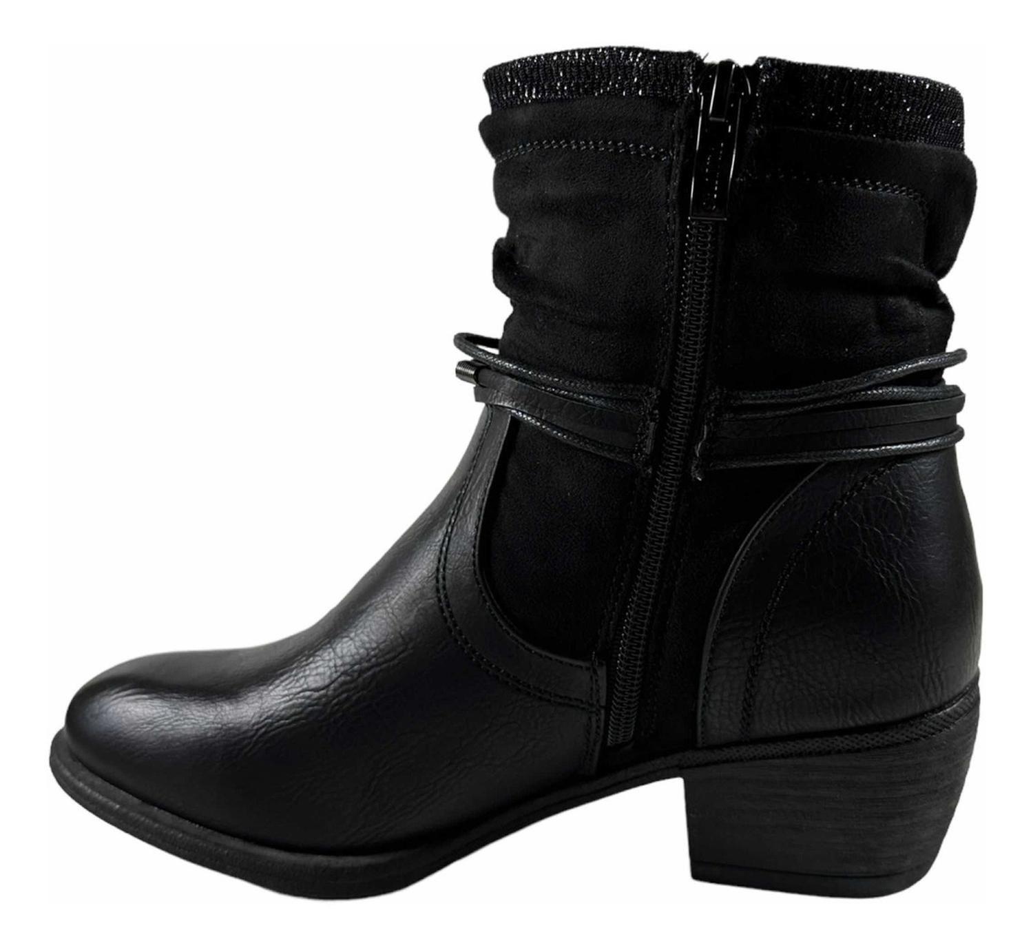 Botin Via Uno Negro 12083415-3