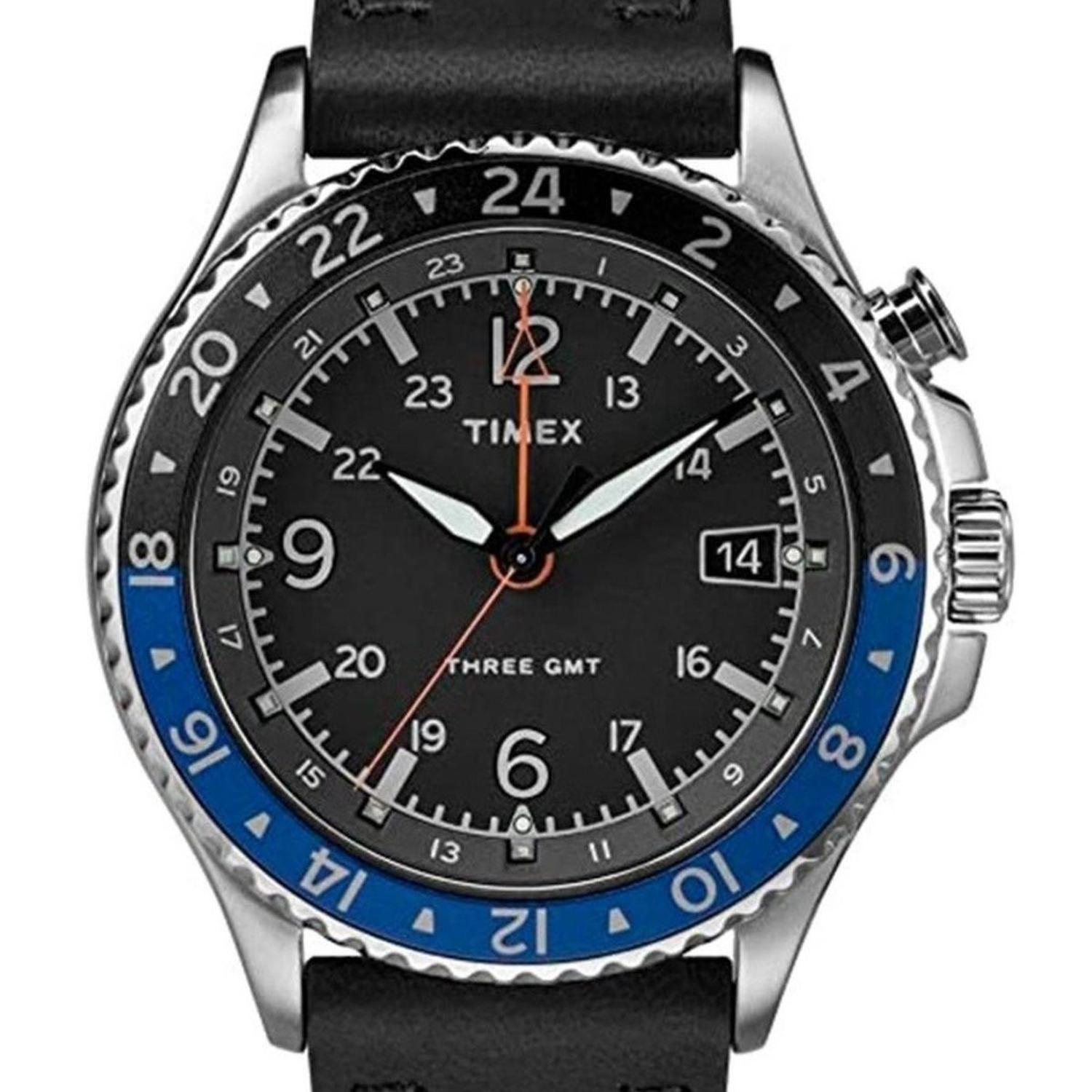 Reloj Timex GMT Hombre Tw2r43600 Cuarzo-0