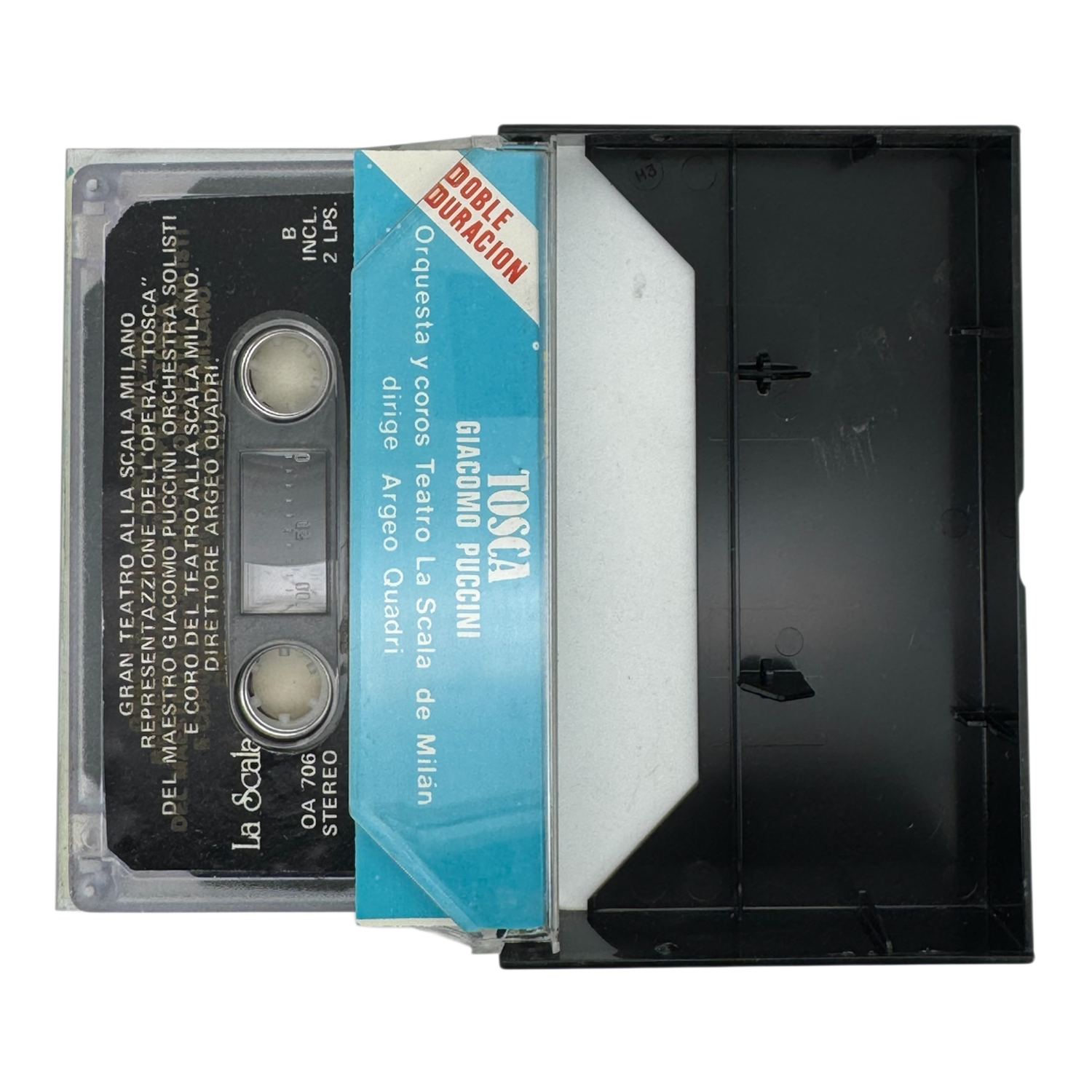 Cassette Opera Tosca Giacomo Puccini La Scala Milan Nuevo-3