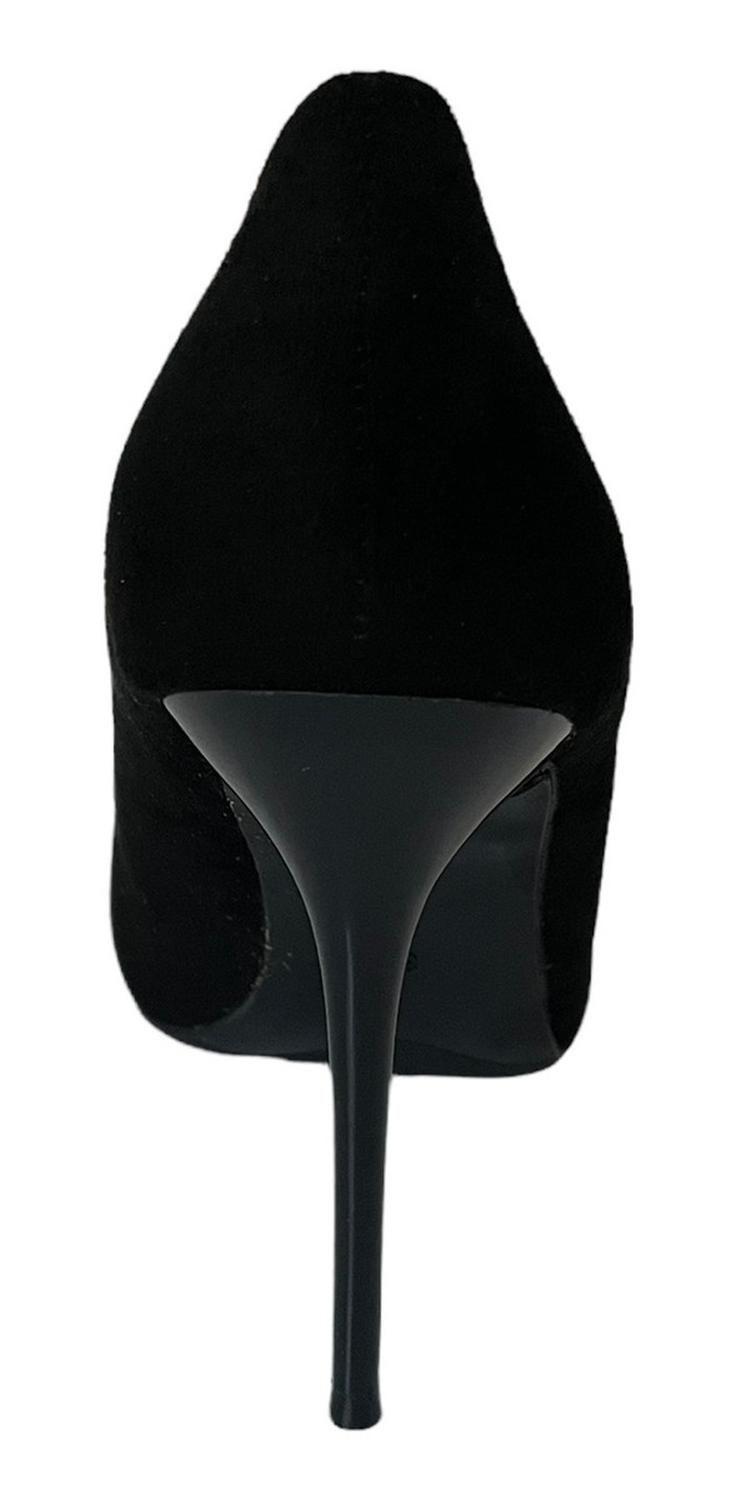 Zapato Con Taco Negro Via Uno Liquidacion 12090508-3