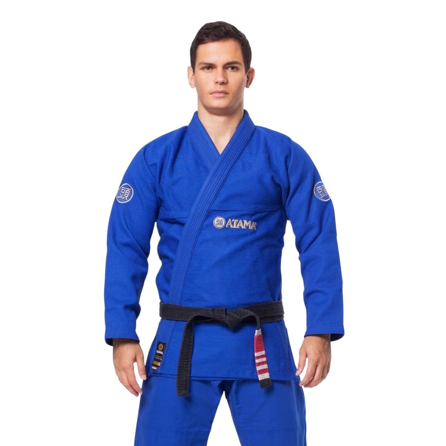 Kimono Jiu-jitsu Hombre Atama Classic Gi-Blue-0