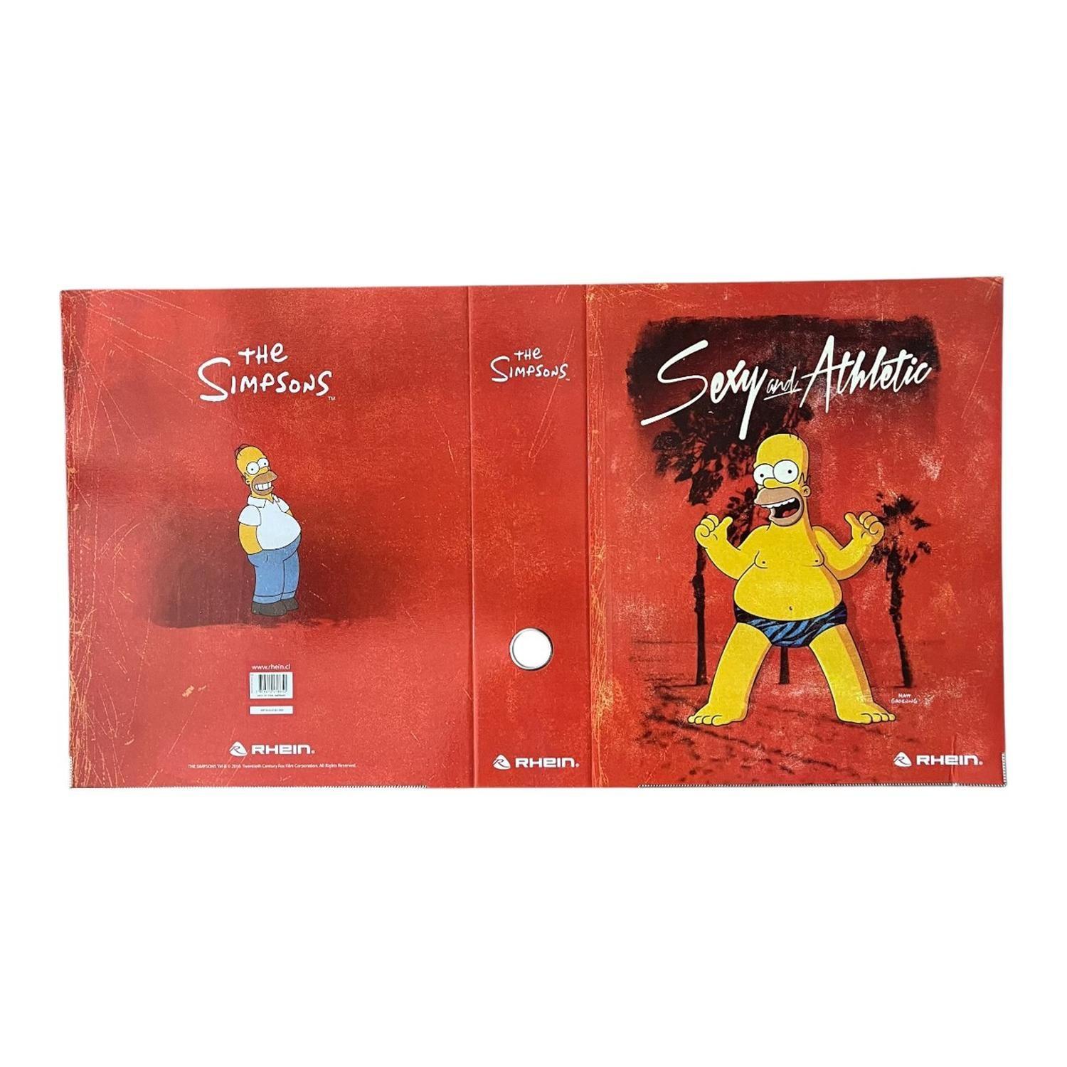 Flat para Archivador Oficio de Los Simpsons Pack 50 Uni-0