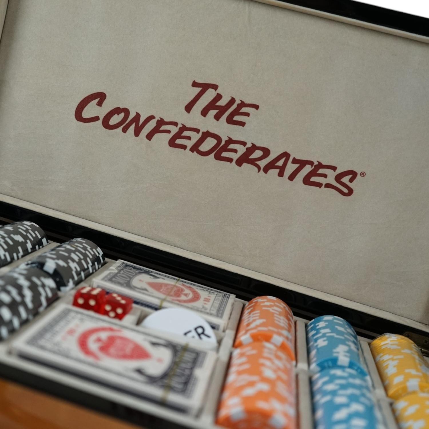 SET JUEGO DE POKER PROFESIONAL + MALETA DE MADERA-3