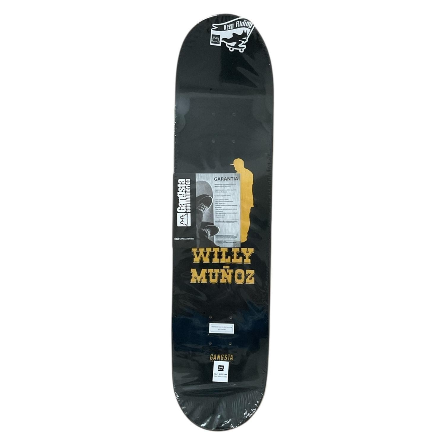 Tabla Skate Patineta Gangsta Muñoz Filho 8.0-2