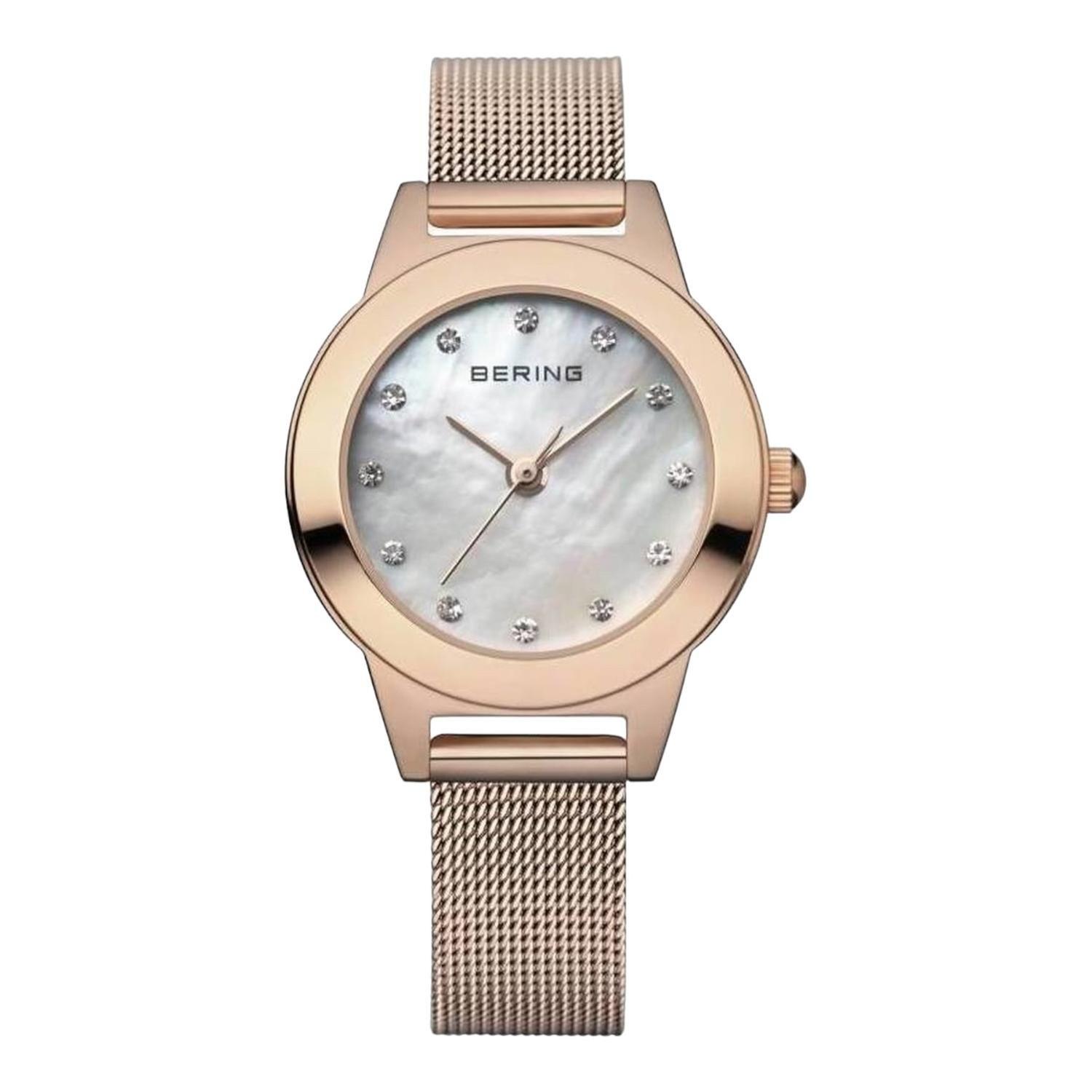 Reloj Bering Mujer Oro Rosa 11125-366 Cristales Swarovski-1