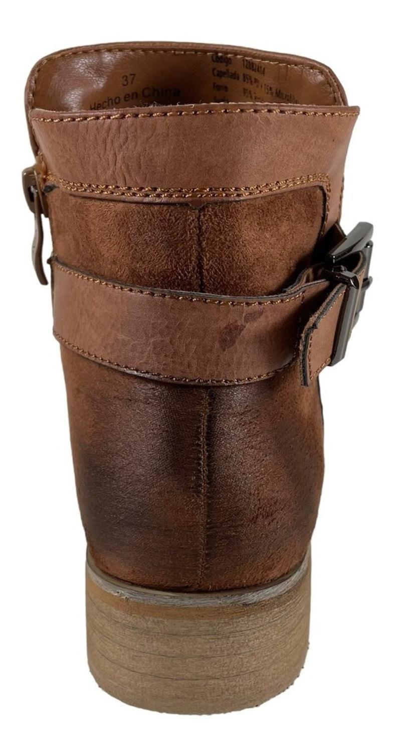 Botin Via Uno Color Camel 12082414-2