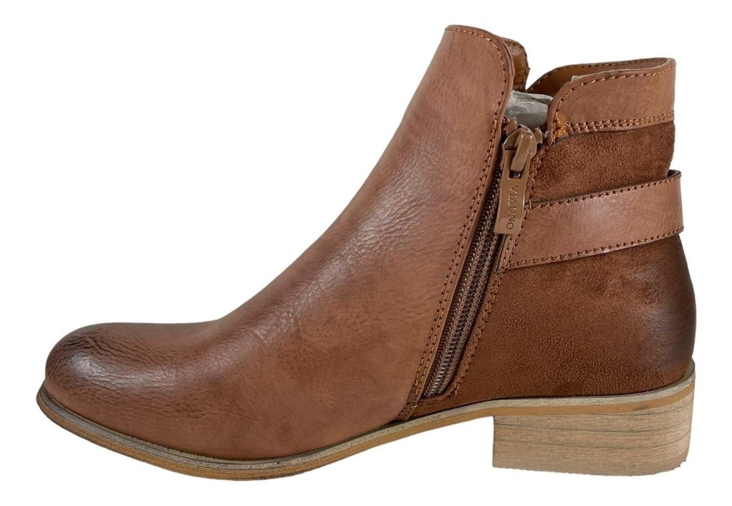 Botin Via Uno Color Camel 12082414-4