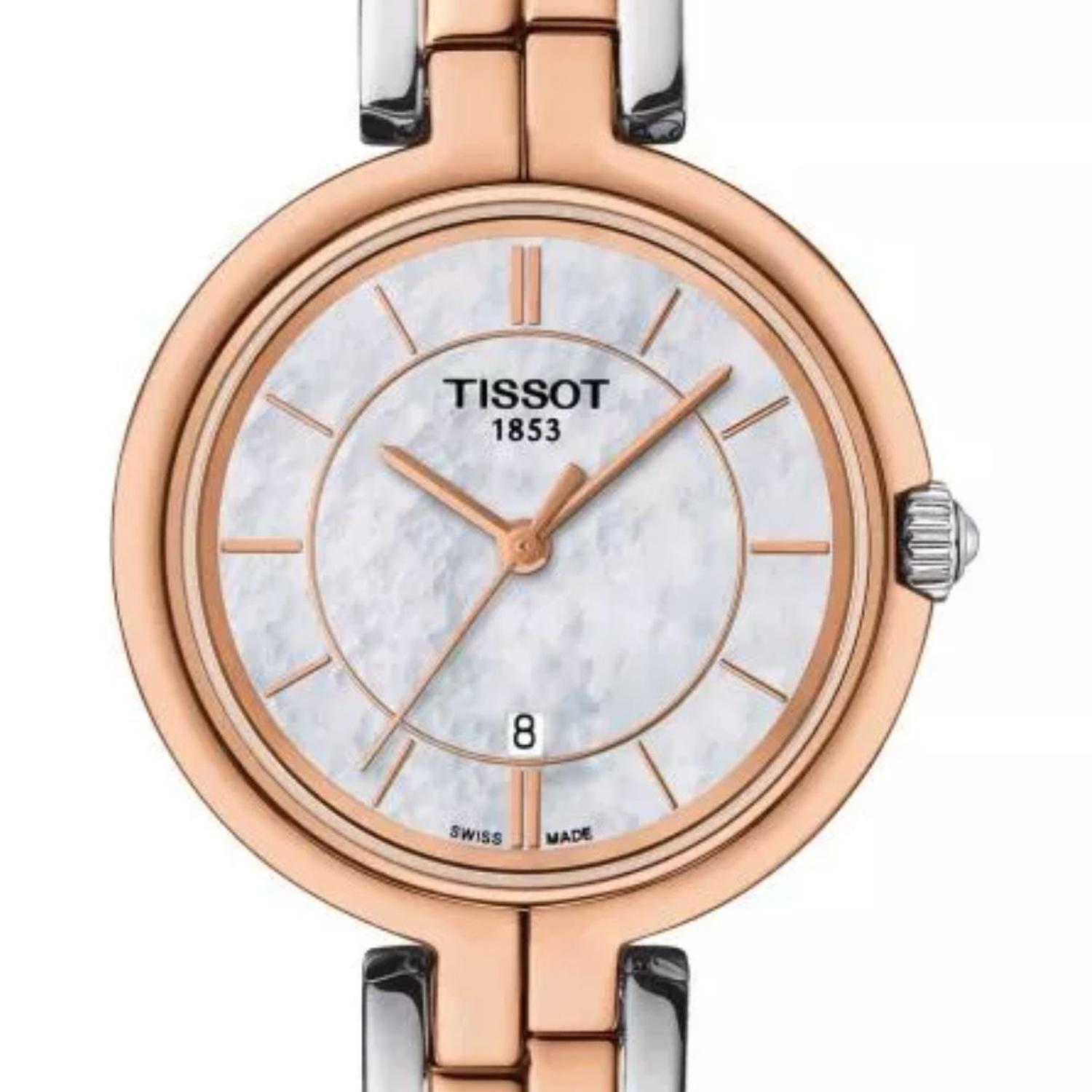 Reloj Tissot Flamingo Mujer Esfera Mother Of Pearl-0