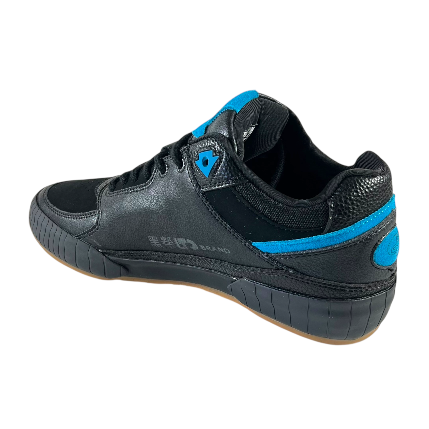 Zapatilla GLTD Groove Negro Cuero Estilo Urbano-2