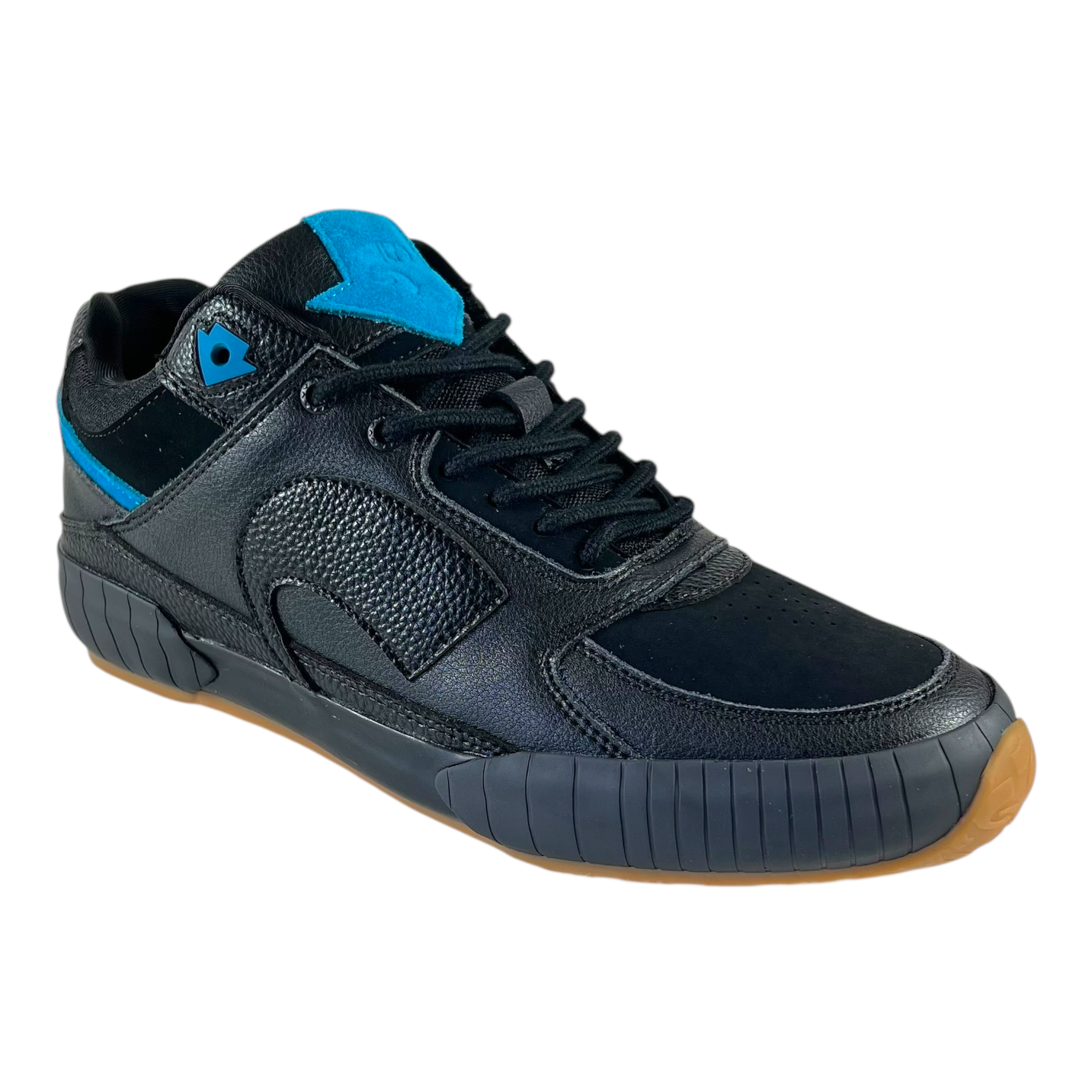 Zapatilla GLTD Groove Negro Cuero Estilo Urbano-5